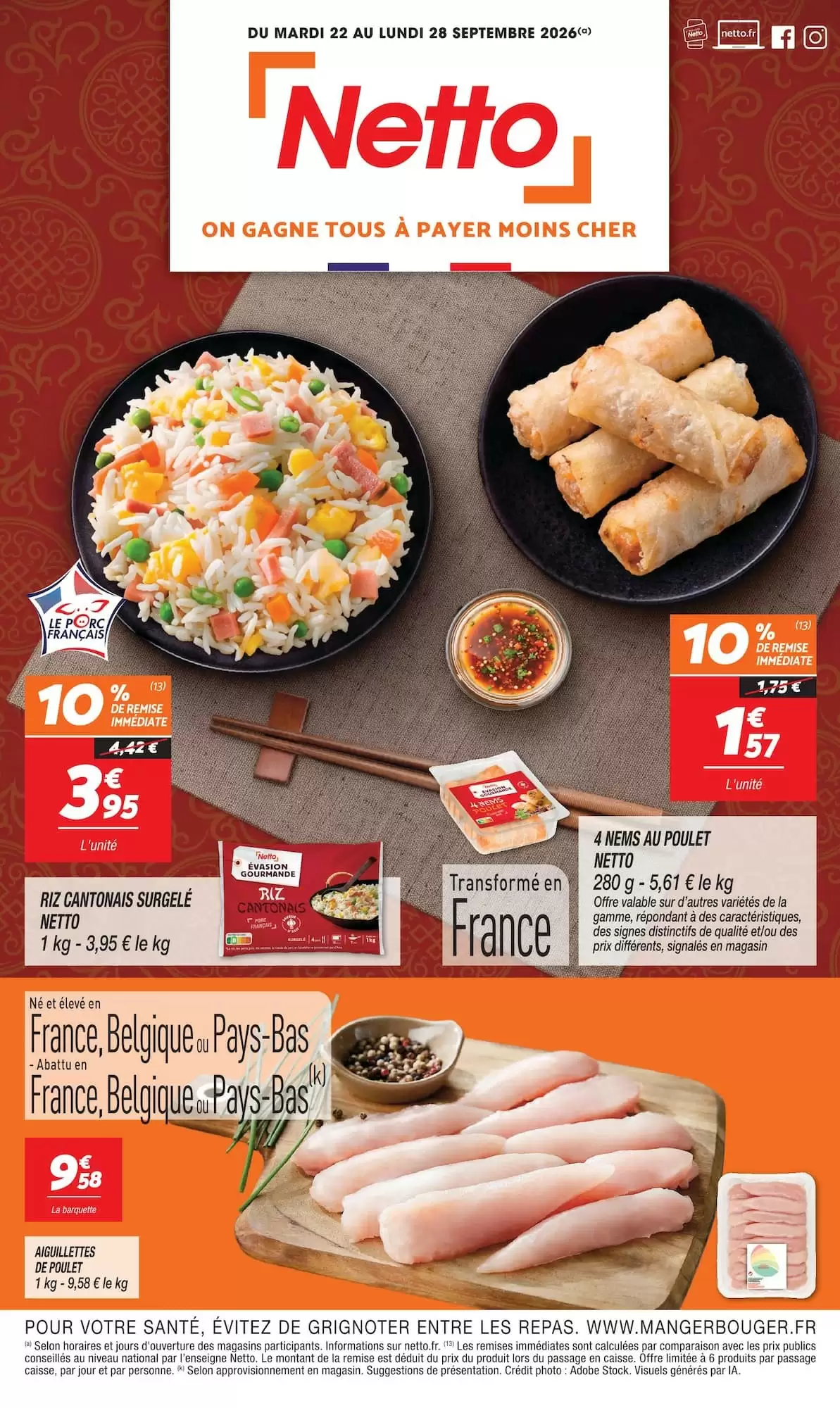 Catalogue Netto du 22 au 28 septembre 2026, page 1 sur 24