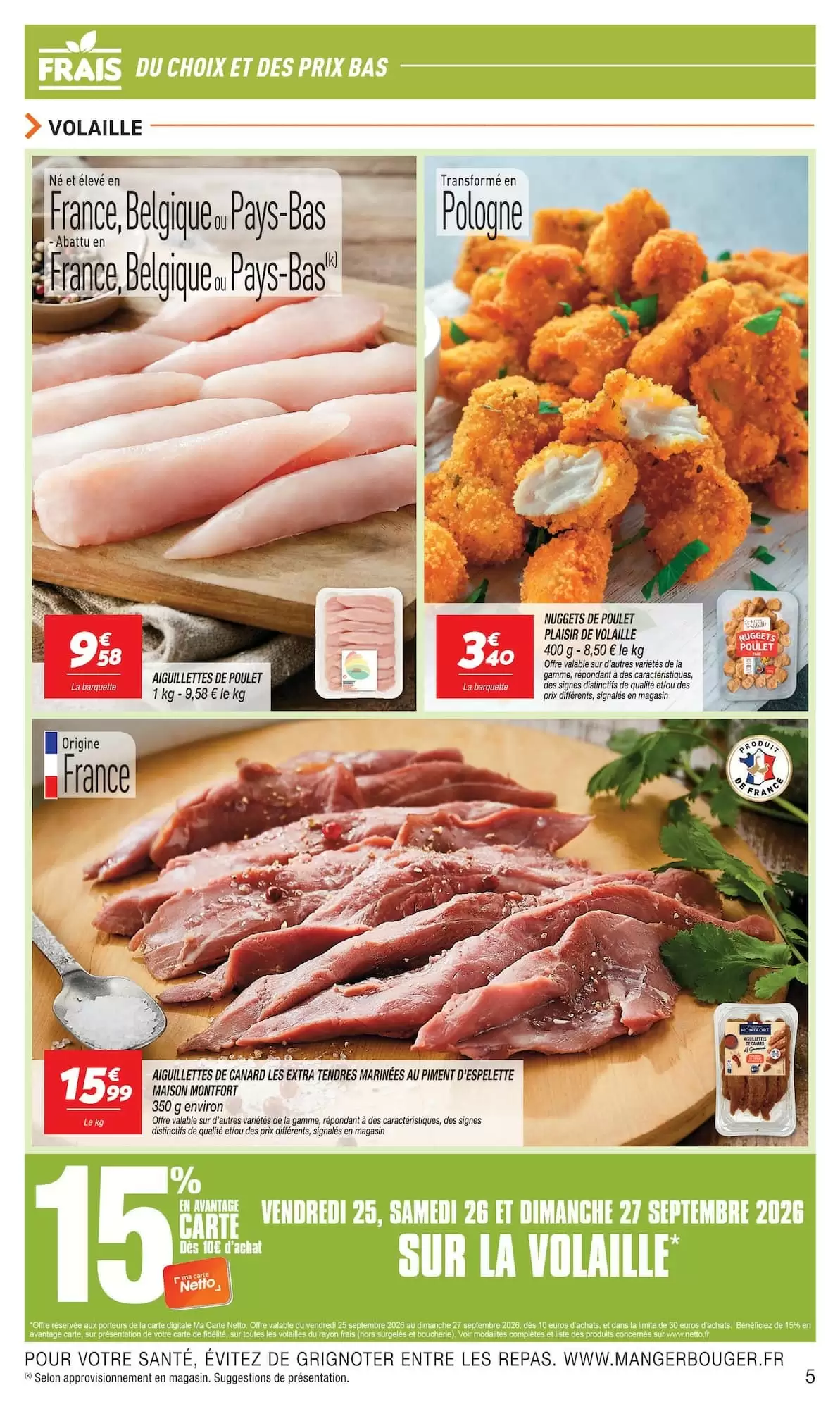 Catalogue Netto du 22 au 28 septembre 2026, page 5 sur 24