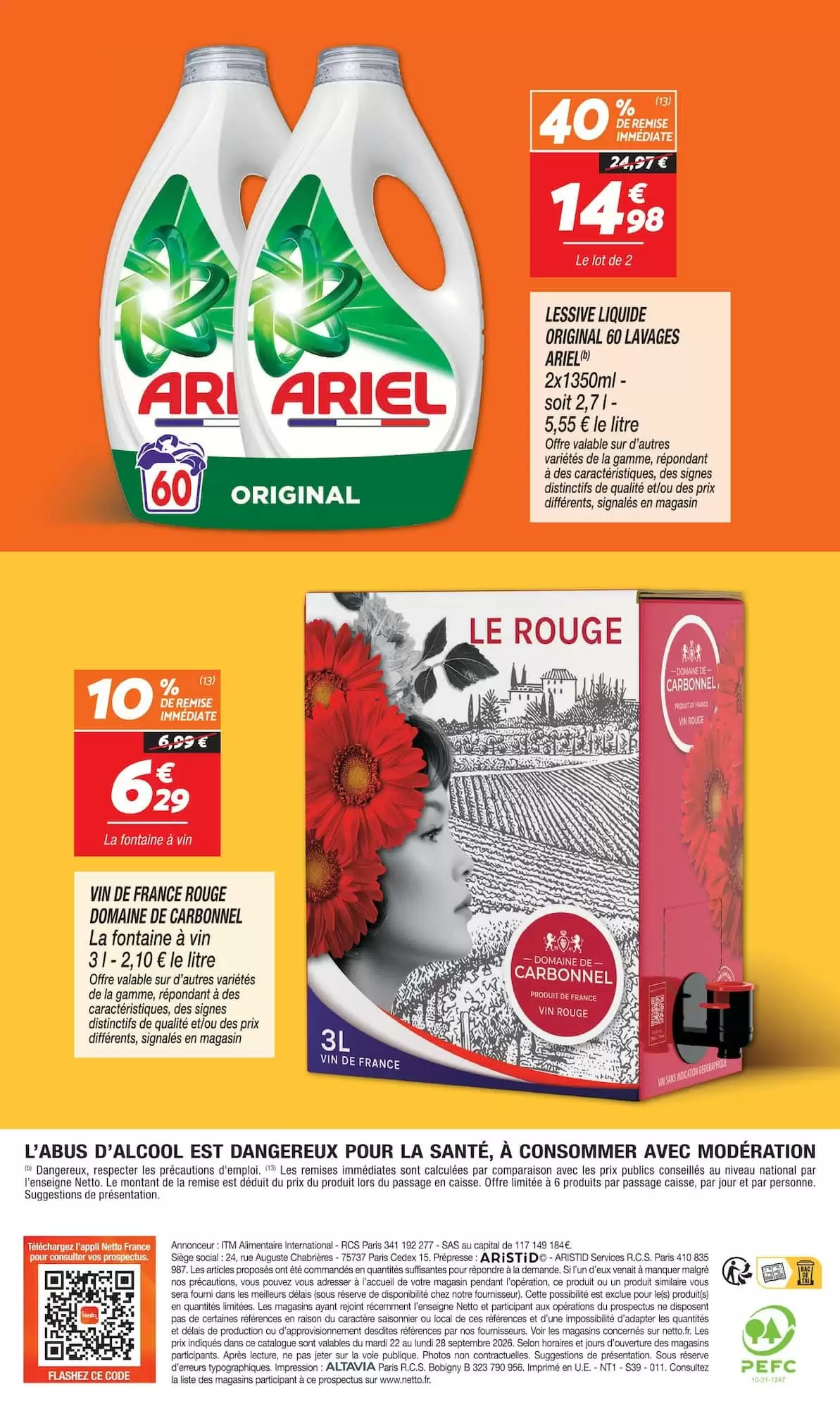 Catalogue Netto du 22 au 28 septembre 2026, page 24 sur 24
