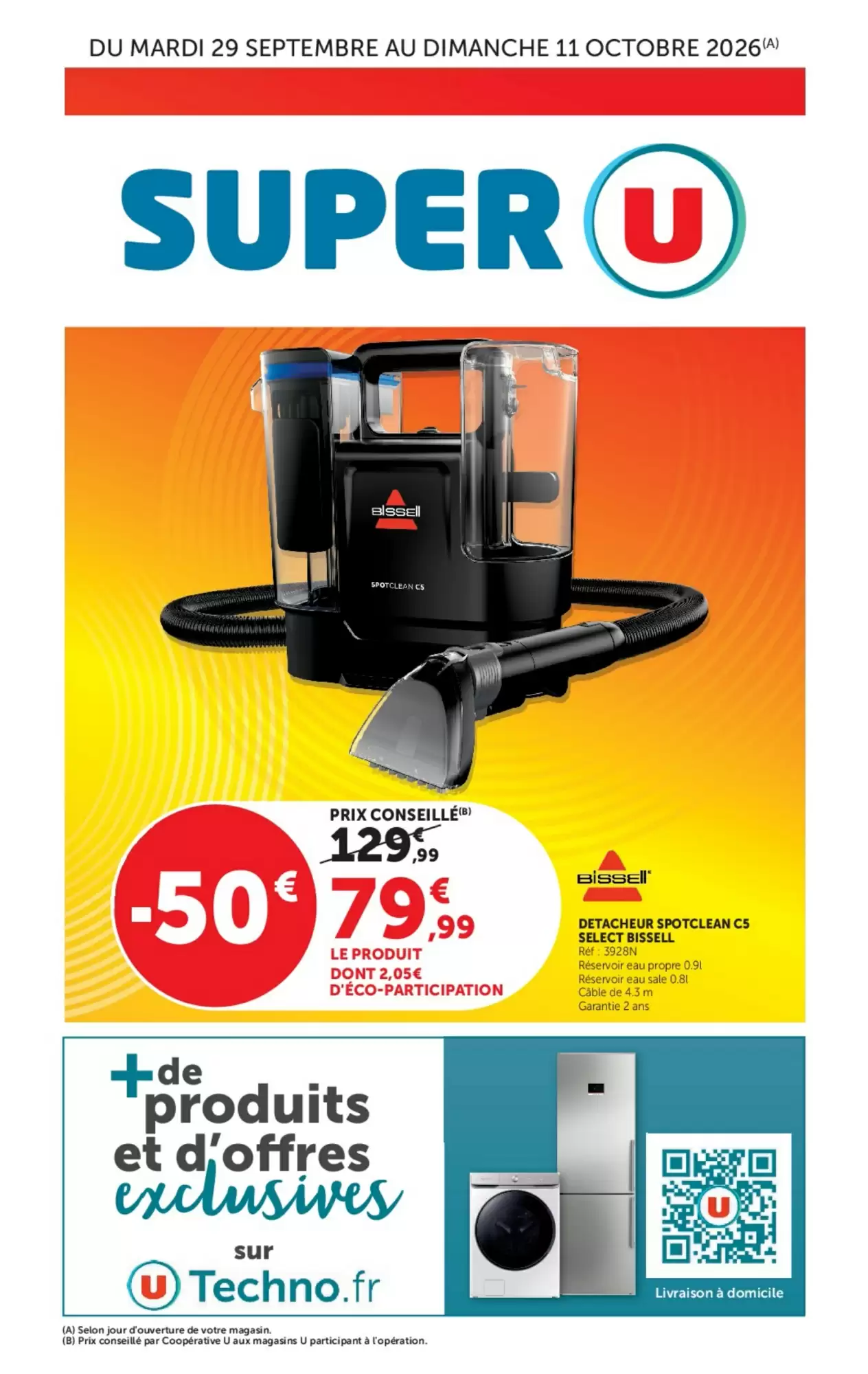 Catalogue Super U du 29 septembre au 11 octobre 2026, page 1 sur 18