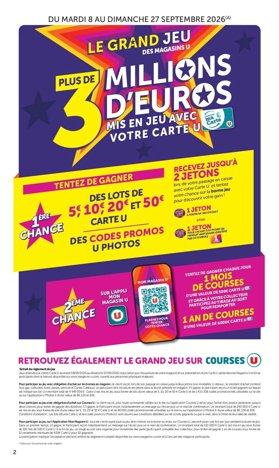 Catalogue Super U du 15 au 27 septembre 2026, page 2 sur 52