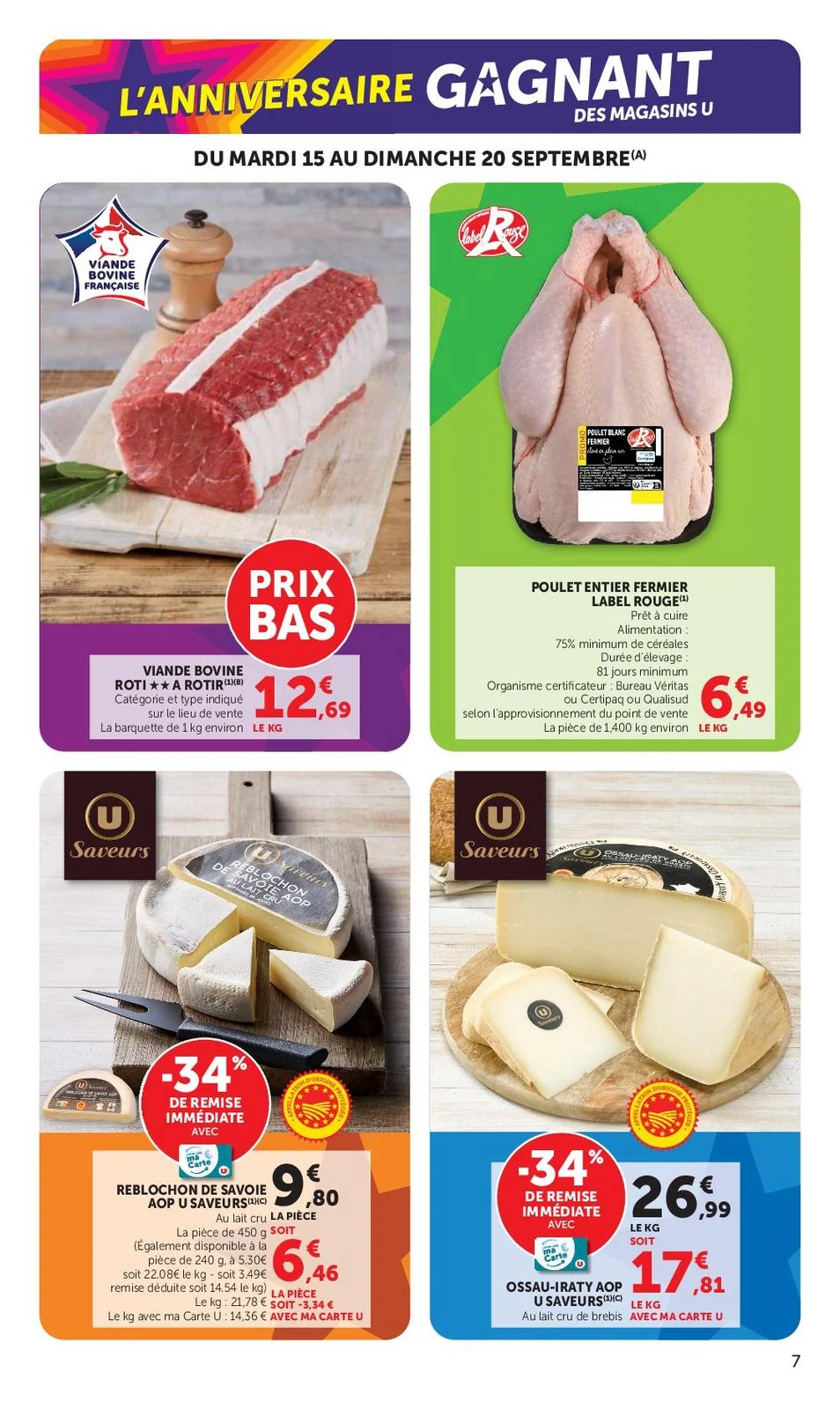 Catalogue Super U du 15 au 27 septembre 2026, page 7 sur 52