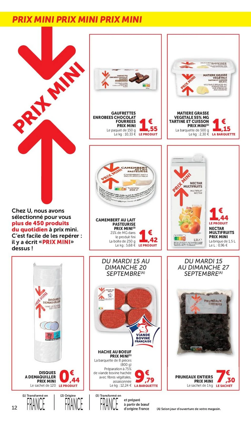 Catalogue Super U du 15 au 27 septembre 2026, page 12 sur 52