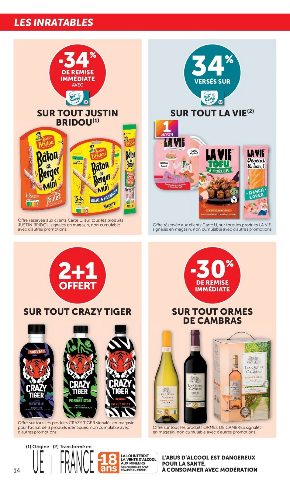 Catalogue Super U du 15 au 27 septembre 2026, page 14 sur 52