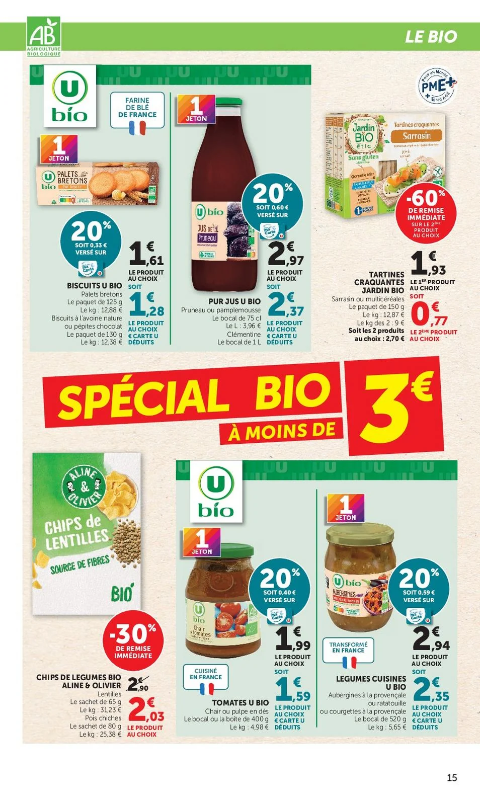 Catalogue Super U du 15 au 27 septembre 2026, page 15 sur 52