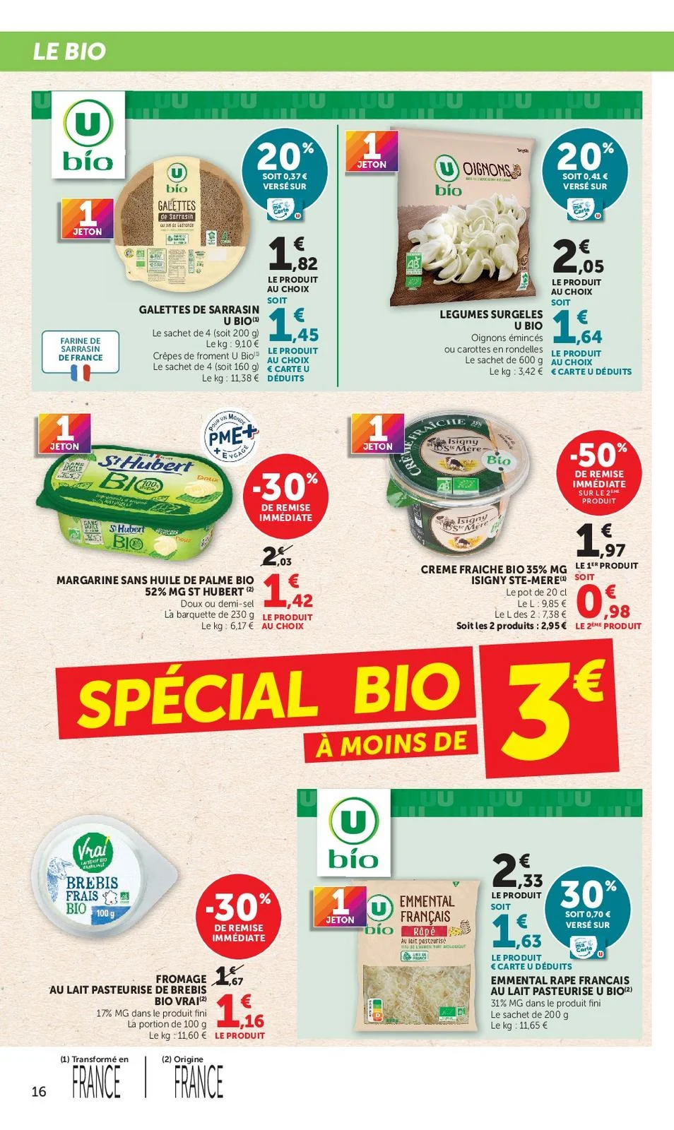 Catalogue Super U du 15 au 27 septembre 2026, page 16 sur 52