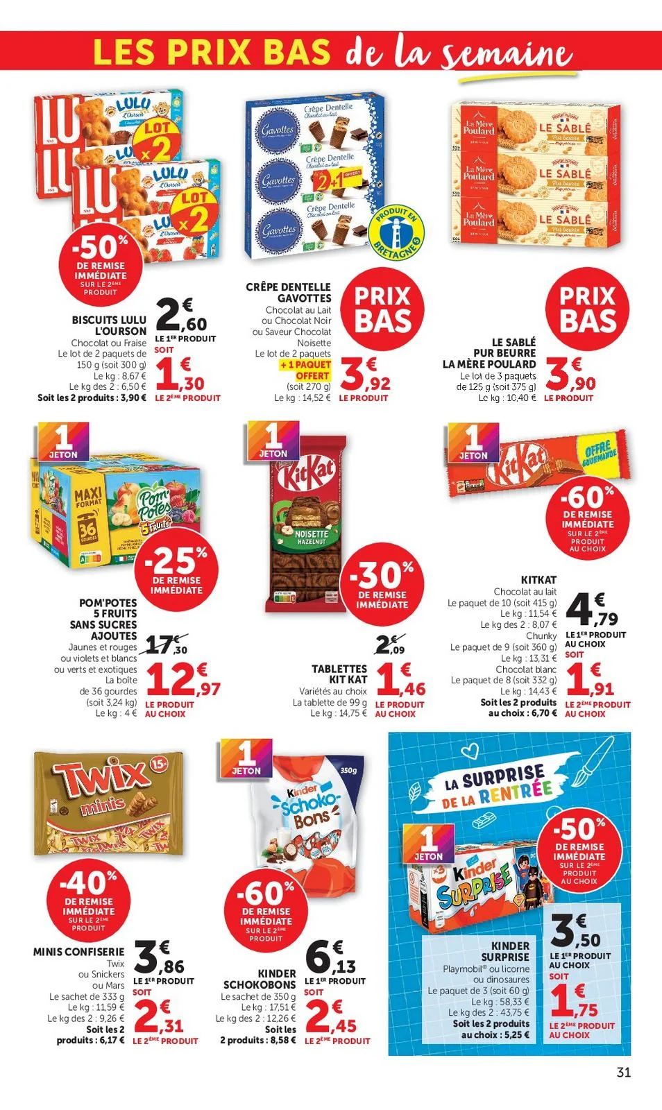 Catalogue Super U du 15 au 27 septembre 2026, page 31 sur 52