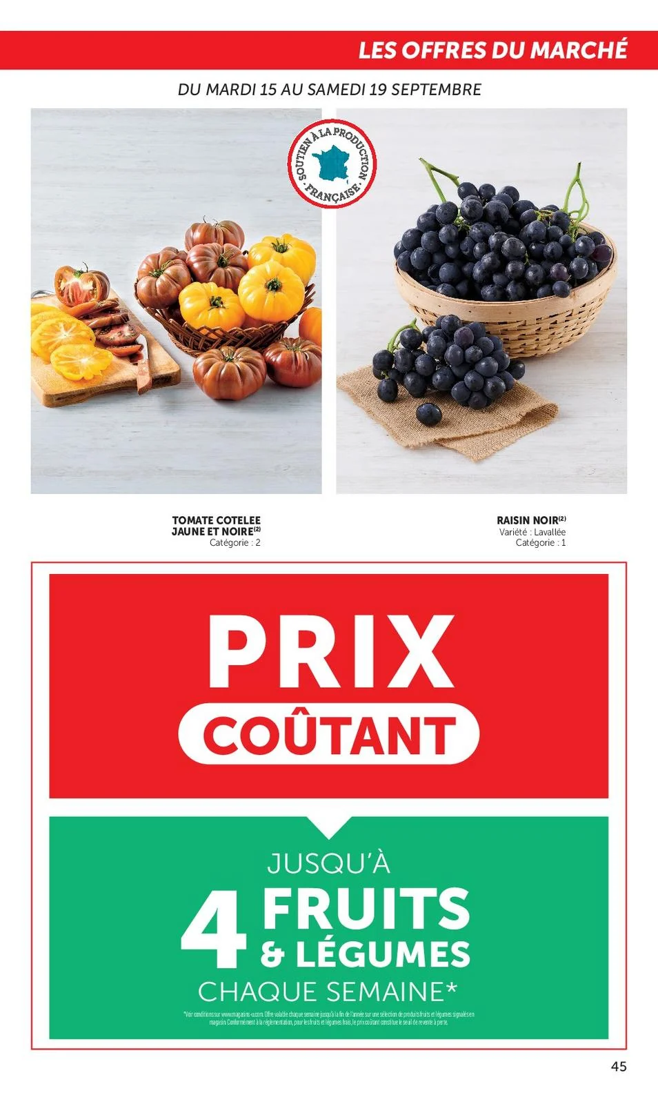 Catalogue Super U du 15 au 27 septembre 2026, page 45 sur 52