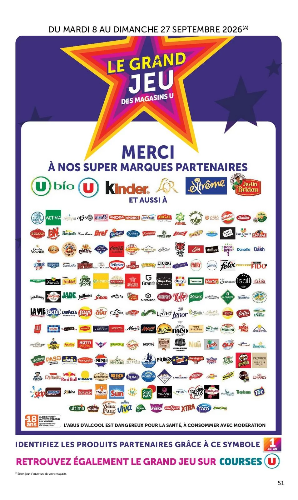 Catalogue Super U du 15 au 27 septembre 2026, page 51 sur 52
