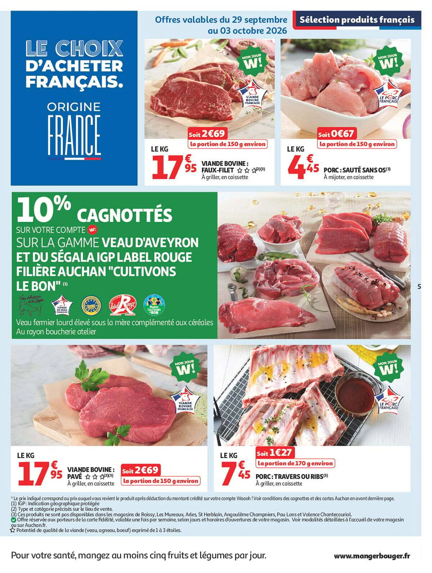 Catalogue Auchan Halles d’automne du 29 septembre au 11 octobre 2026, page 7 sur 60