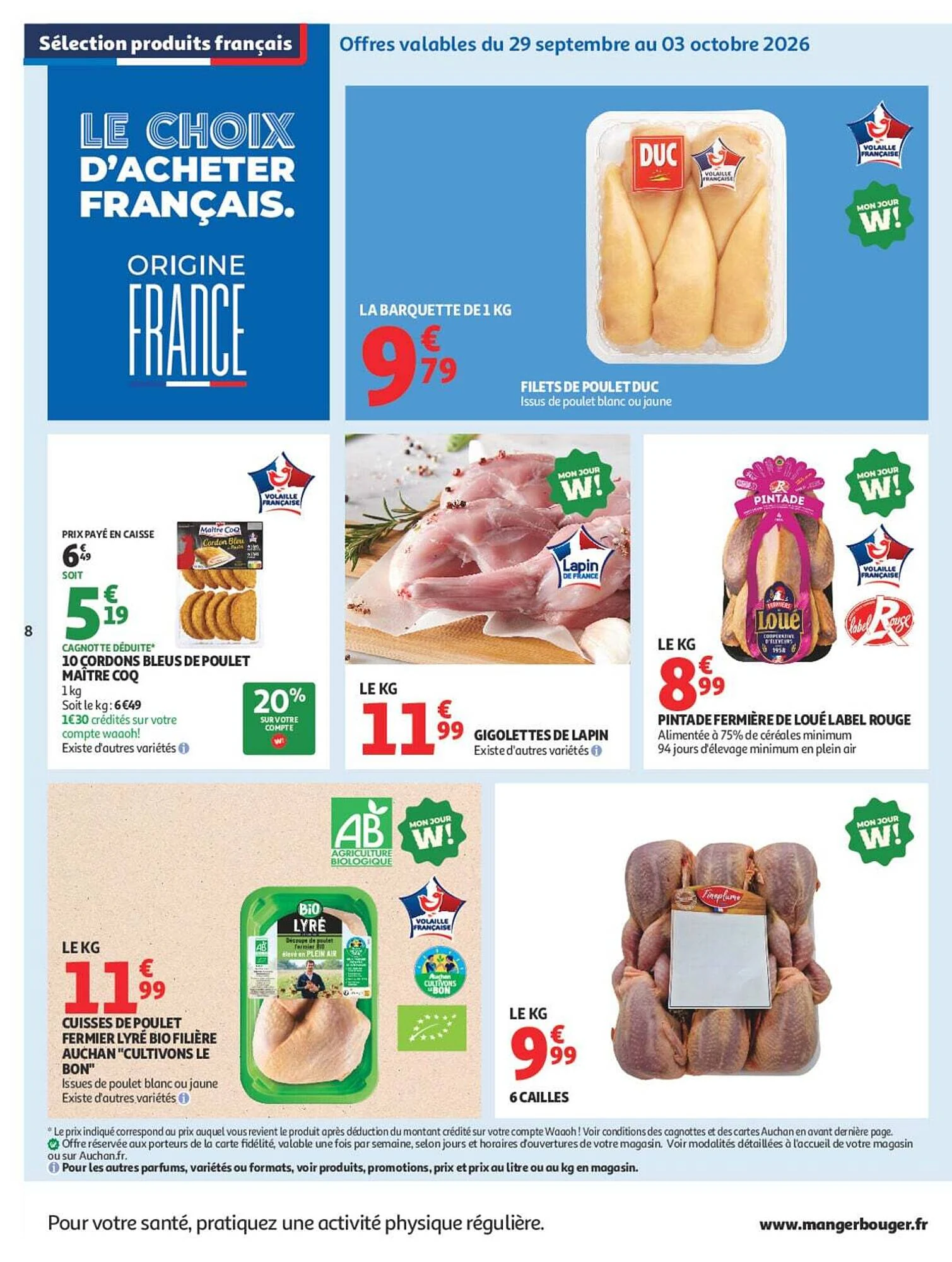 Catalogue Auchan Halles d’automne du 29 septembre au 11 octobre 2026, page 10 sur 60