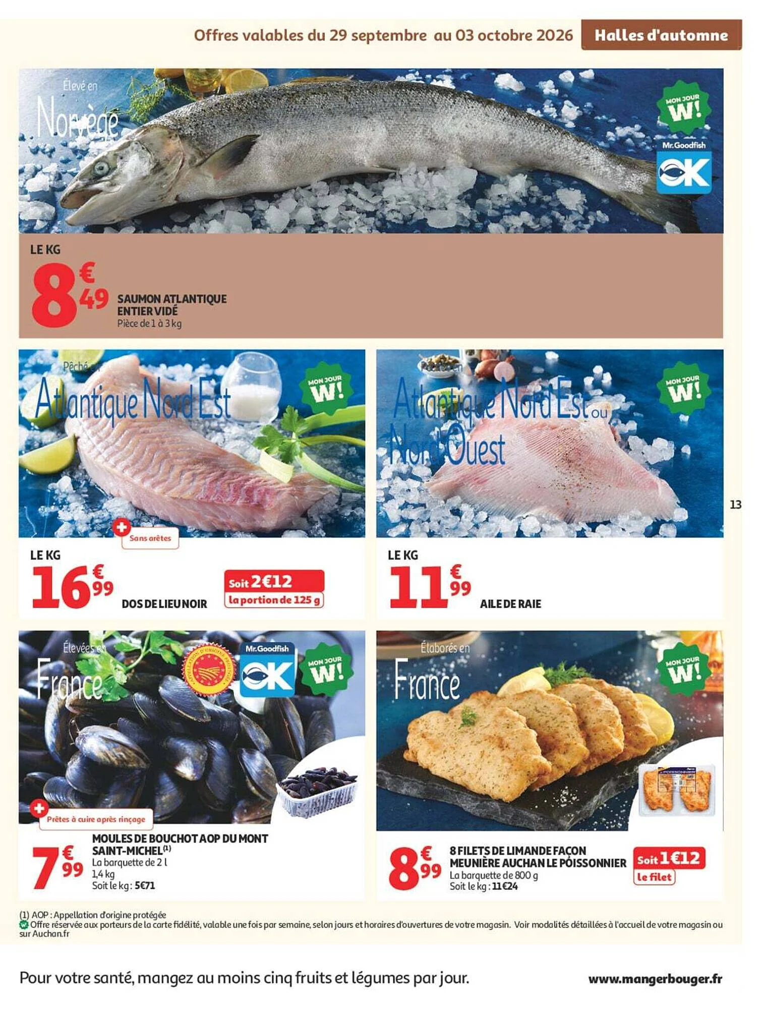 Catalogue Auchan Halles d’automne du 29 septembre au 11 octobre 2026, page 15 sur 60