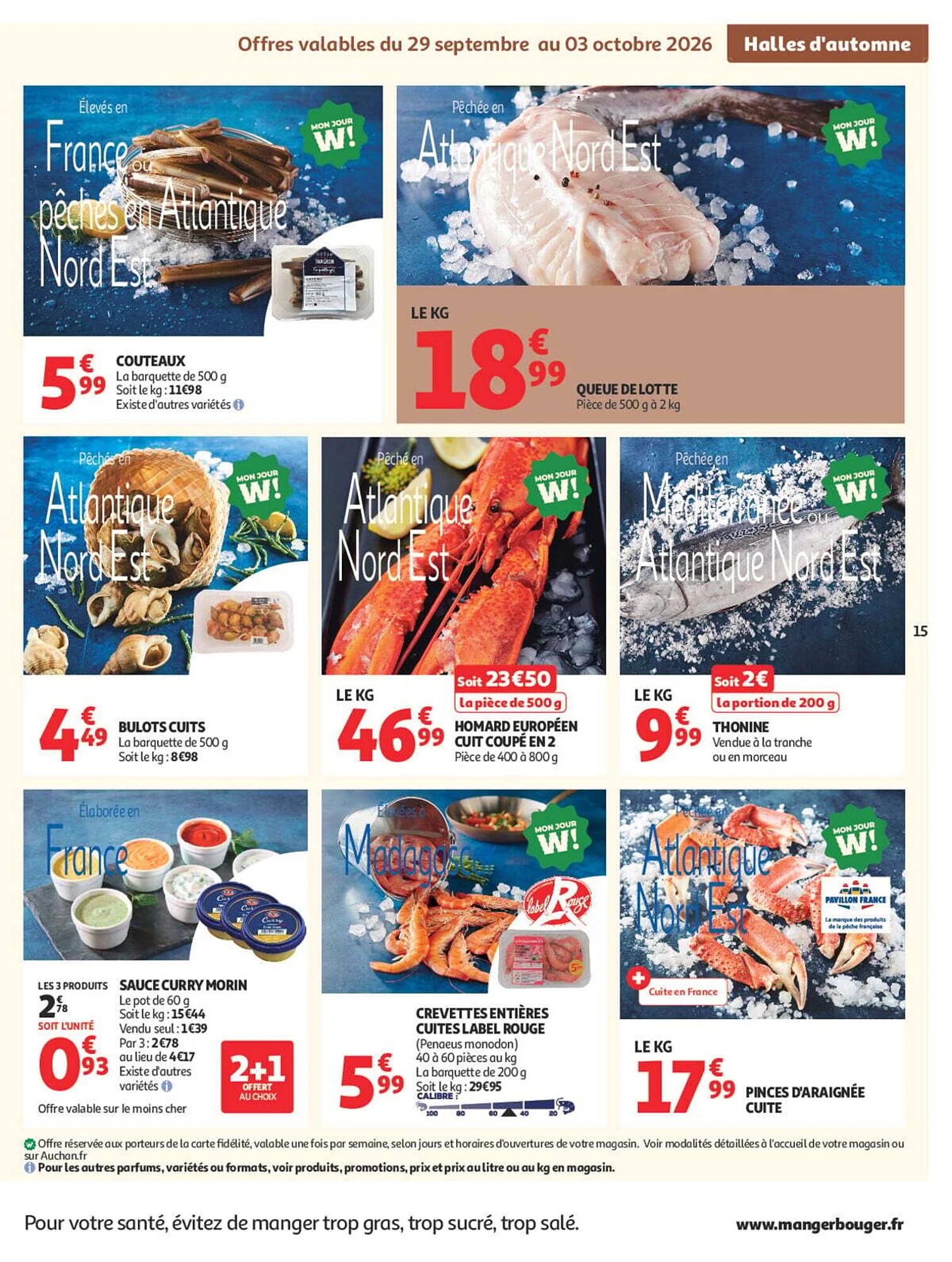 Catalogue Auchan Halles d’automne du 29 septembre au 11 octobre 2026, page 17 sur 60