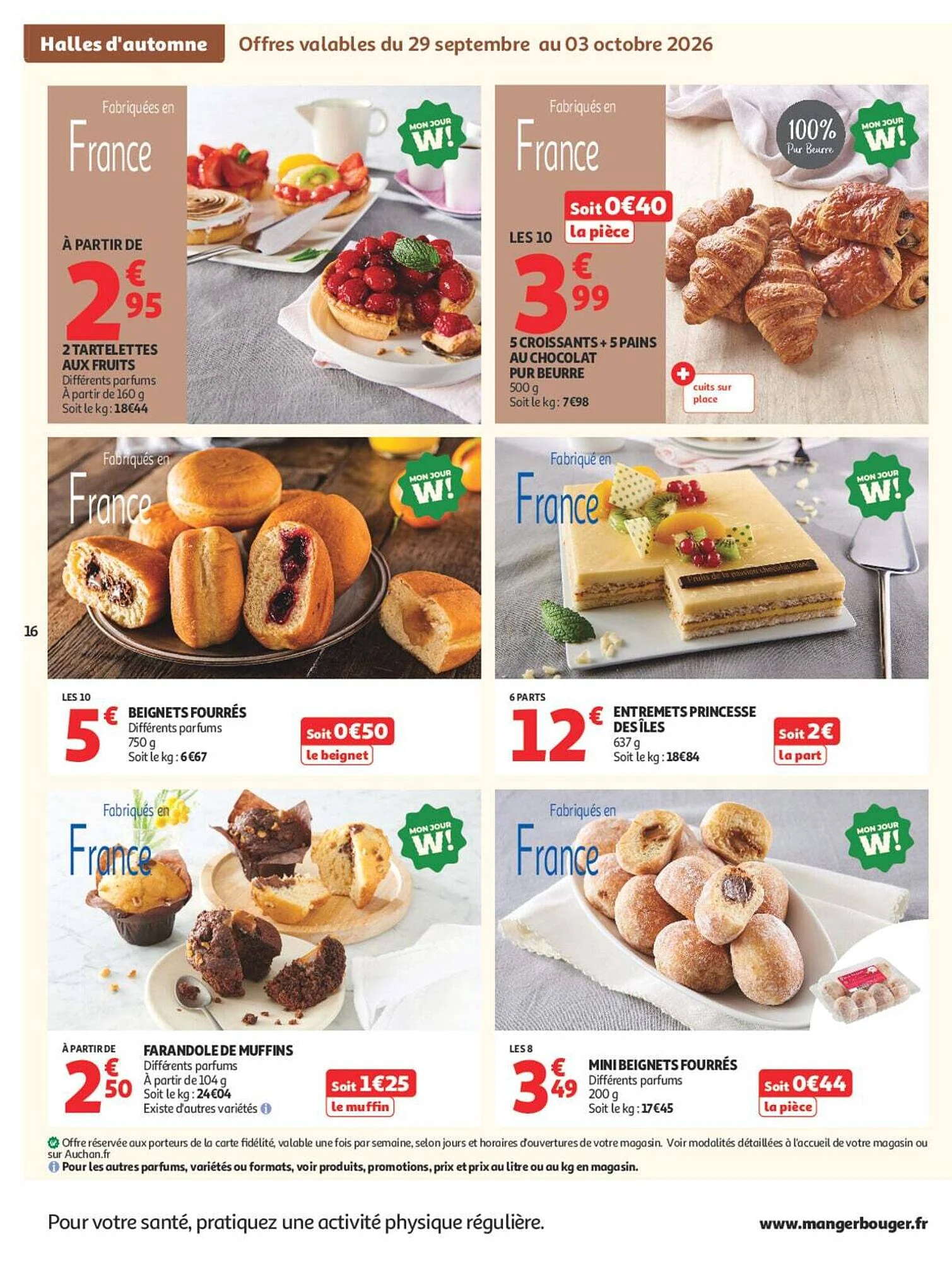 Catalogue Auchan Halles d’automne du 29 septembre au 11 octobre 2026, page 18 sur 60