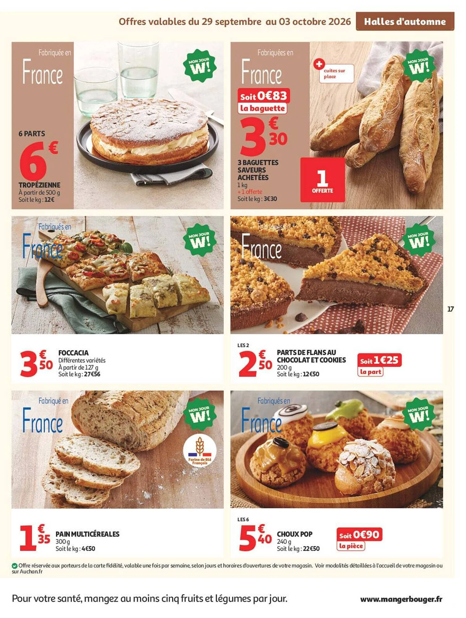 Catalogue Auchan Halles d’automne du 29 septembre au 11 octobre 2026, page 19 sur 60
