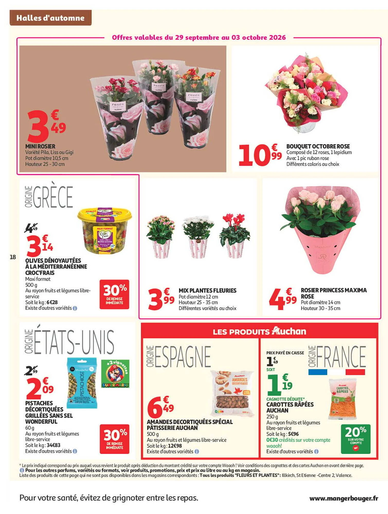 Catalogue Auchan Halles d’automne du 29 septembre au 11 octobre 2026, page 20 sur 60