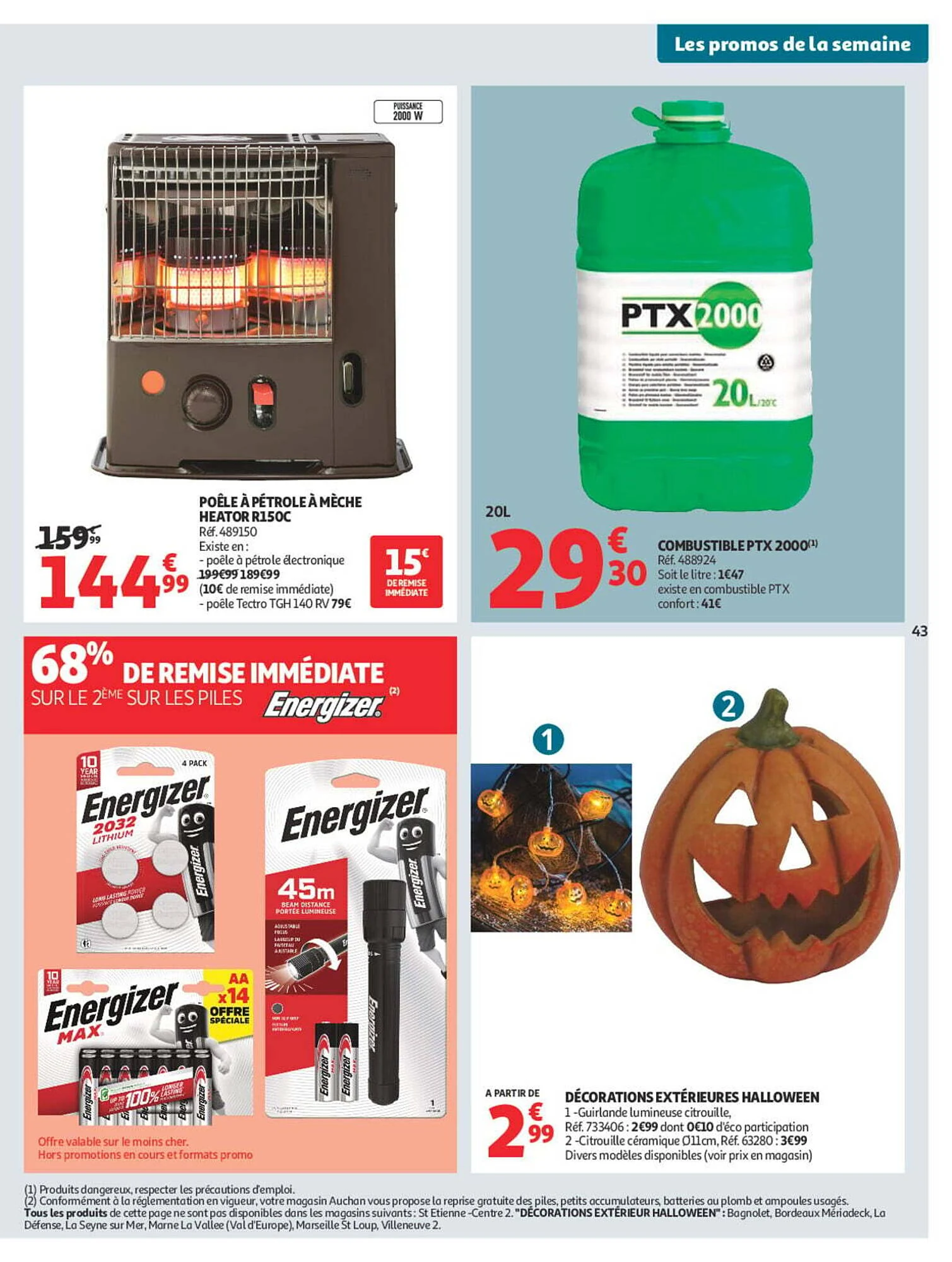Catalogue Auchan Halles d’automne du 29 septembre au 11 octobre 2026, page 45 sur 60