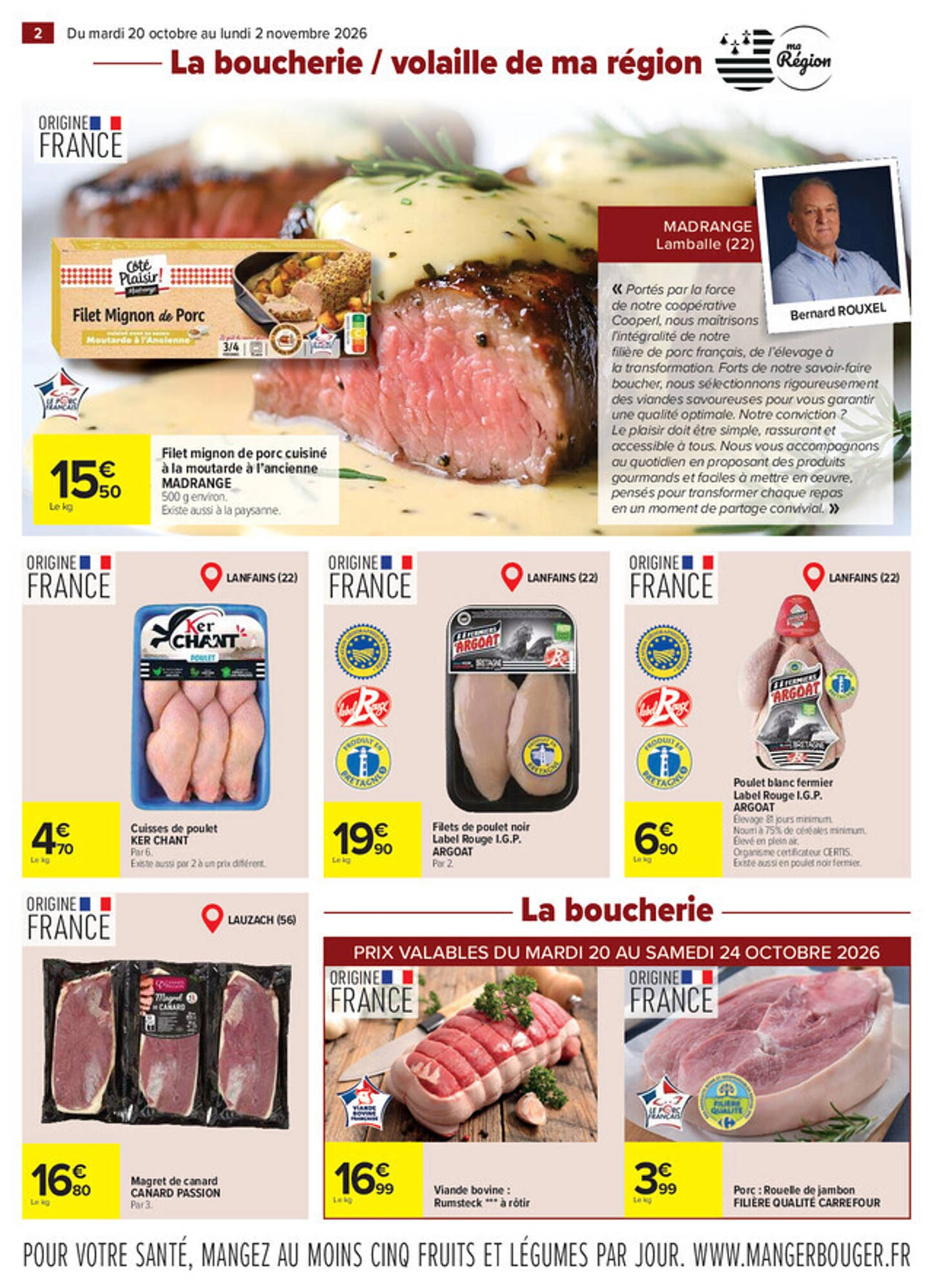 Catalogue Carrefour Bretagne du 20 octobre au 2 novembre 2026, page 2 sur 20