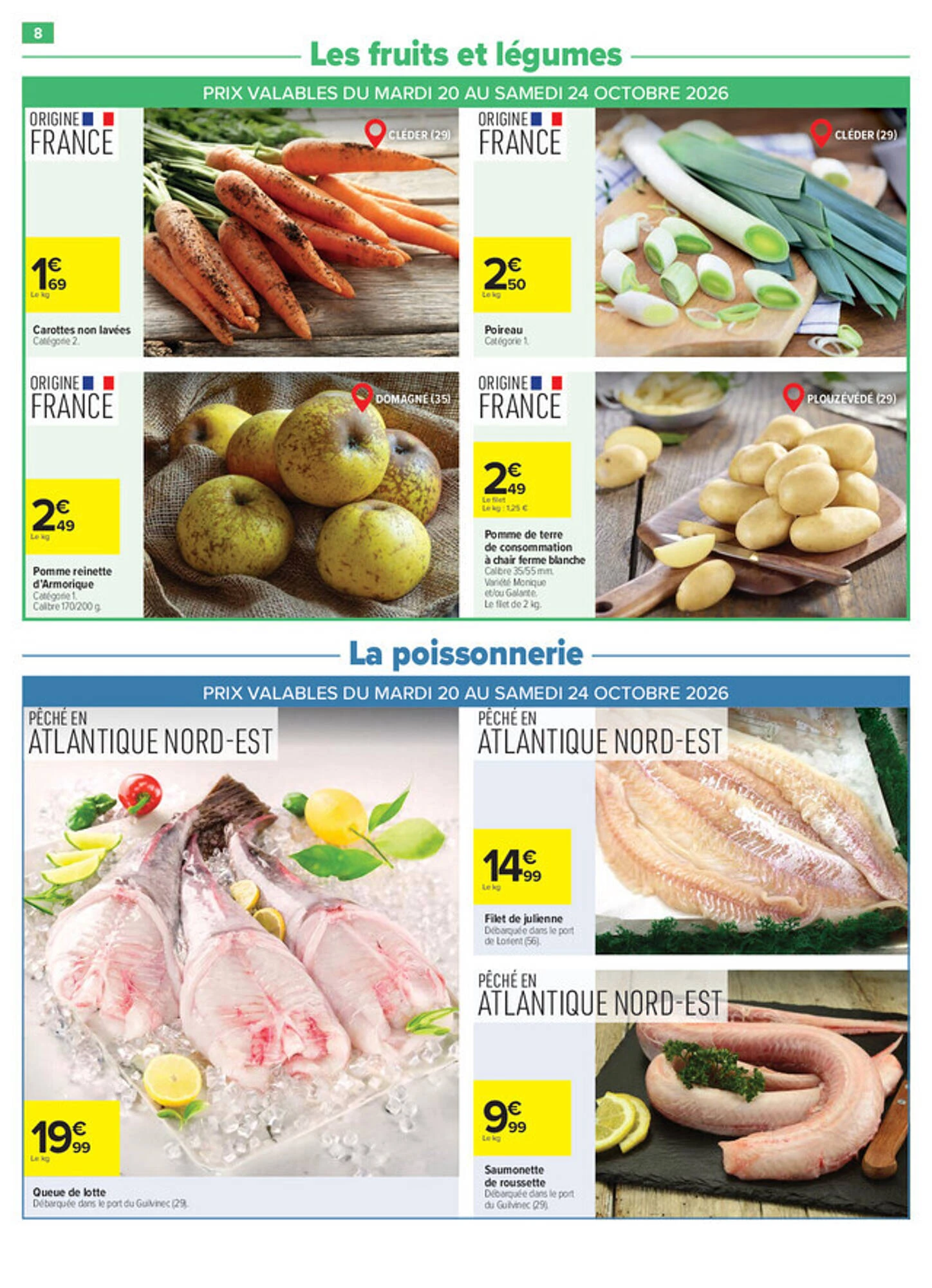 Catalogue Carrefour Bretagne du 20 octobre au 2 novembre 2026, page 8 sur 20