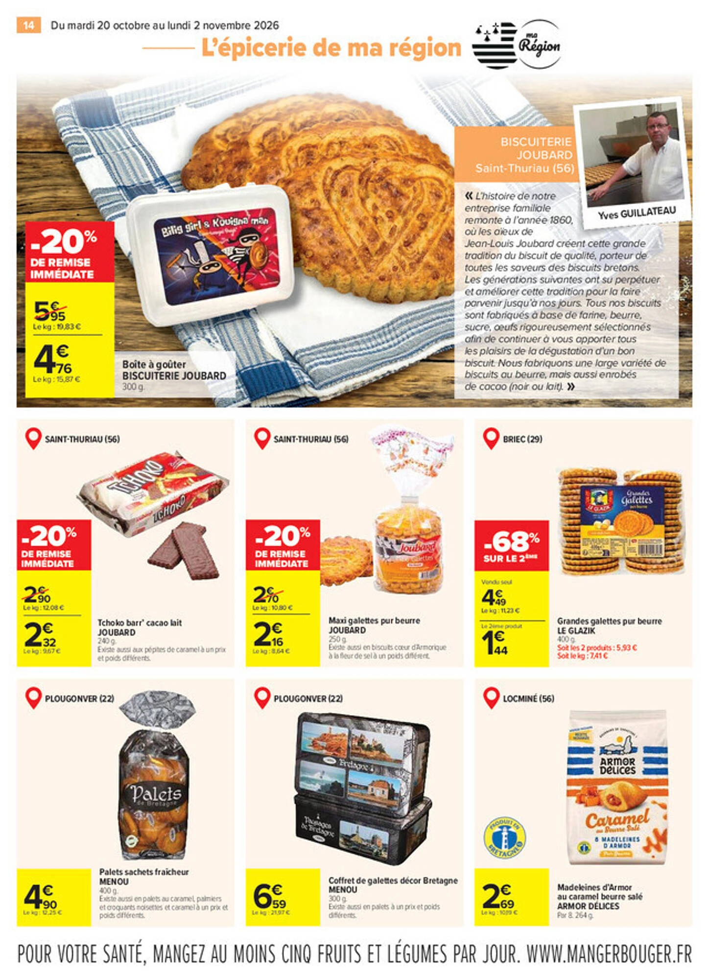 Catalogue Carrefour Bretagne du 20 octobre au 2 novembre 2026, page 14 sur 20