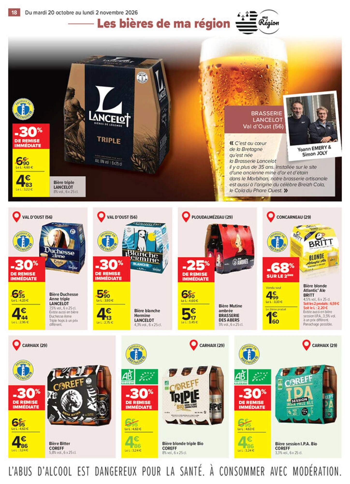 Catalogue Carrefour Bretagne du 20 octobre au 2 novembre 2026, page 18 sur 20