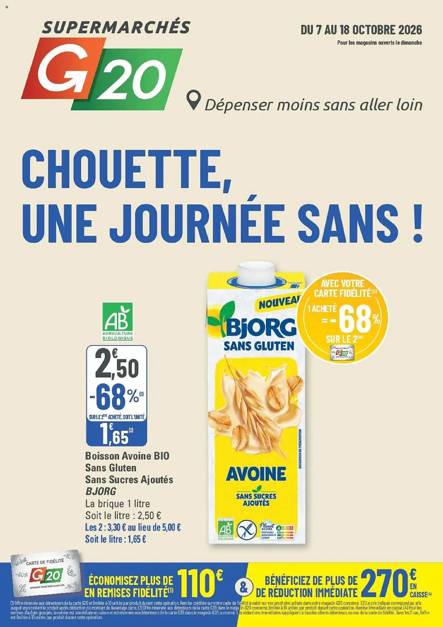 Catalogue G20 du 7 au 18 octobre 2026, page 1 sur 20