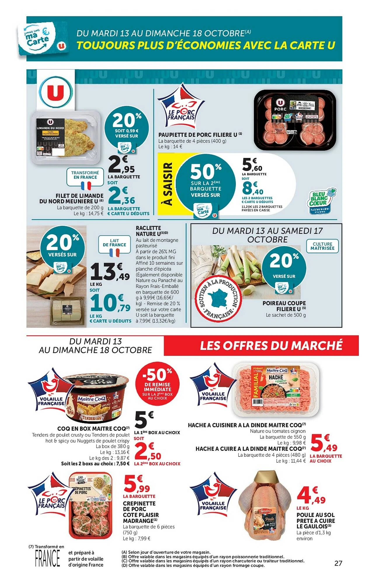 Catalogue Hyper U du 13 au 25 octobre 2026, page 27 sur 40