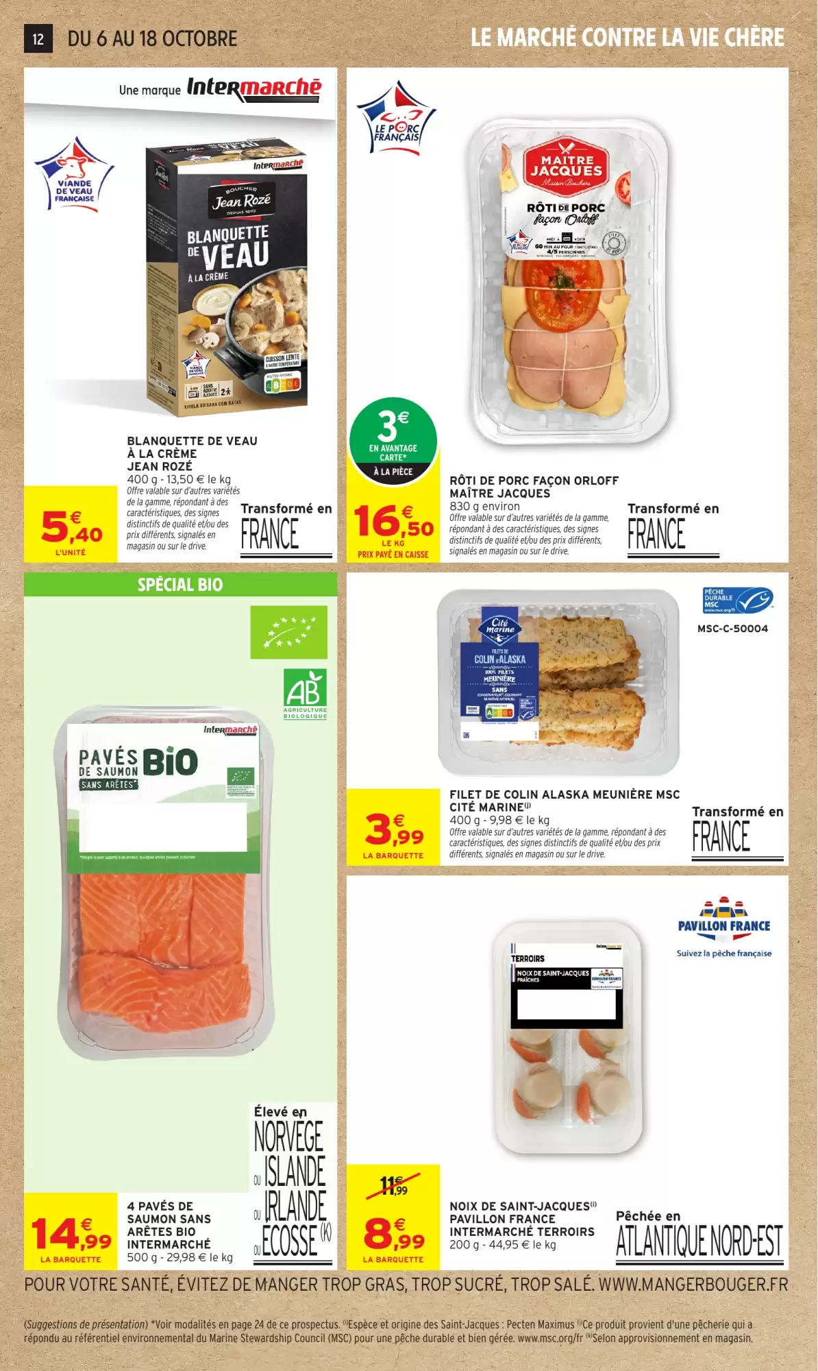 Catalogue Intermarché Hyper du 6 au 18 octobre 2026, page 12 sur 52