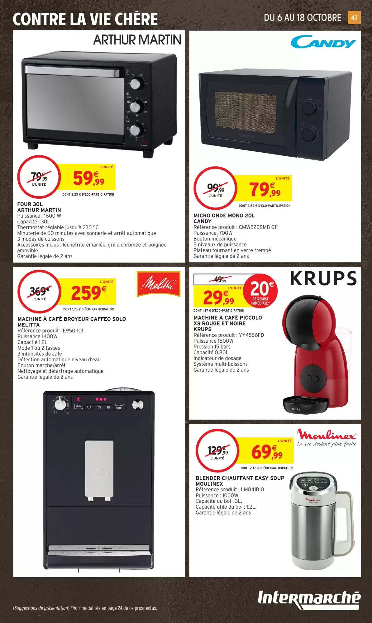 Catalogue Intermarché Hyper du 6 au 18 octobre 2026, page 43 sur 52