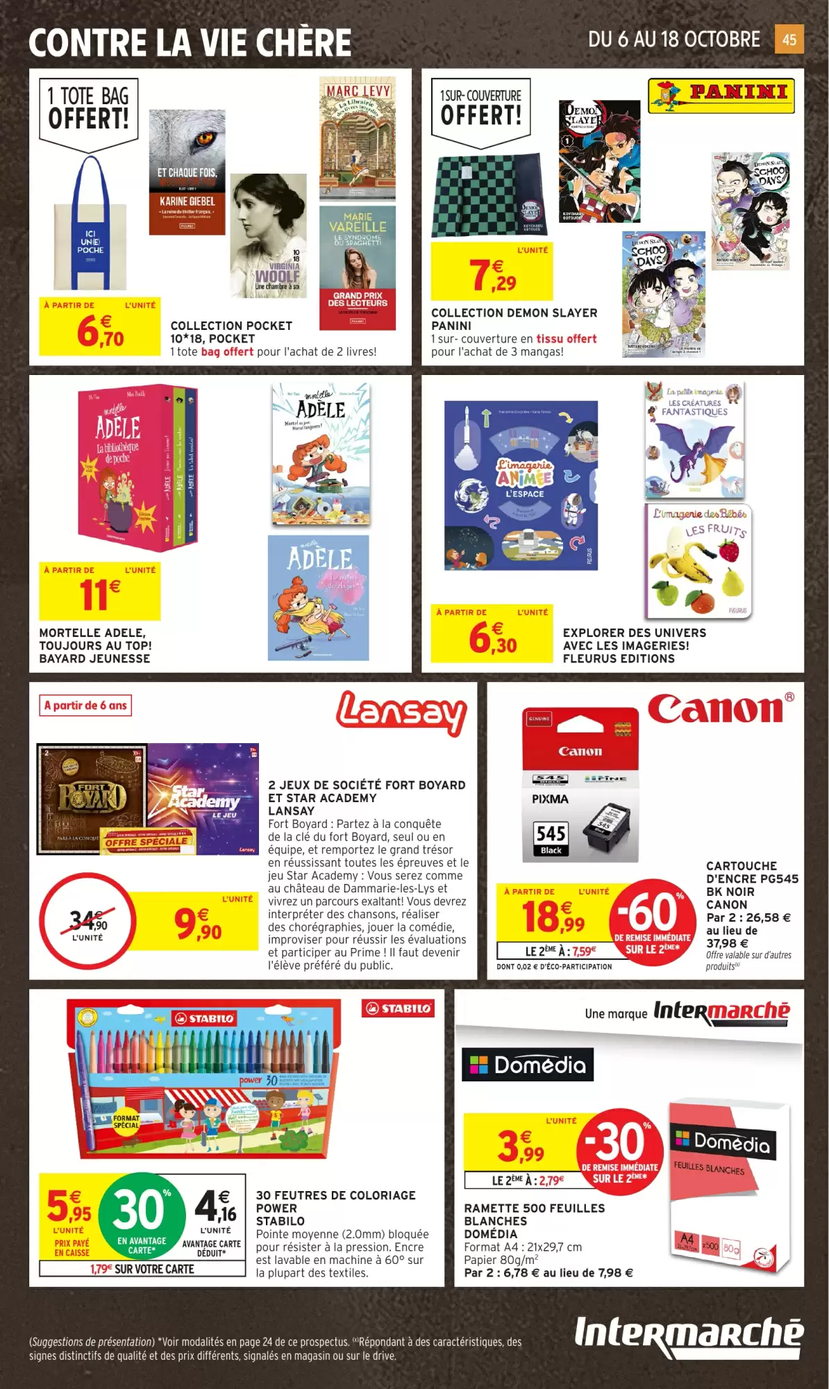 Catalogue Intermarché Hyper du 6 au 18 octobre 2026, page 45 sur 52