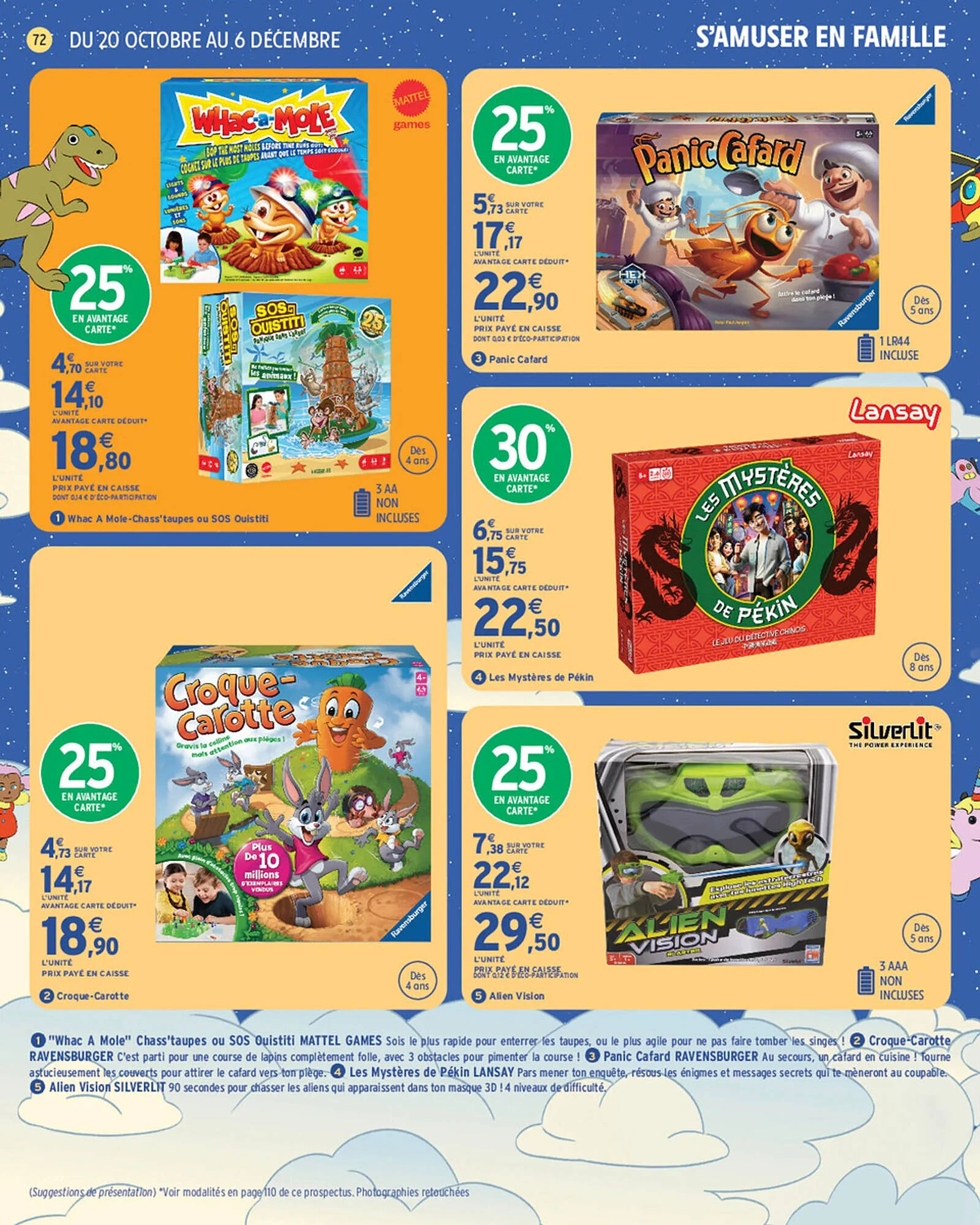 Catalogue jouets Intermarché Hyper Noël du 20 octobre au 6 décembre 2026, page 72 sur 112