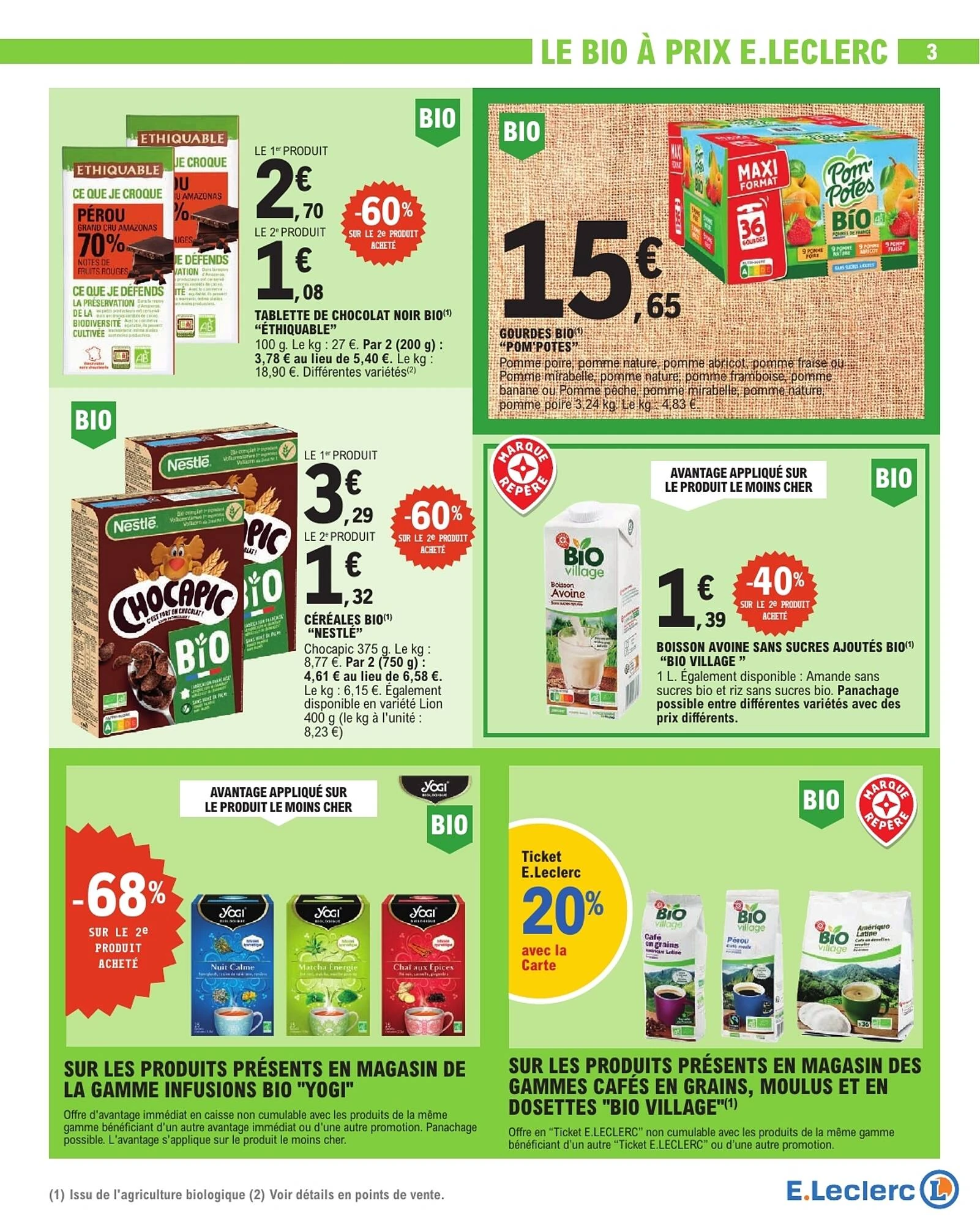Catalogue E.Leclerc du 13 au 24 octobre 2026, page 3 sur 48