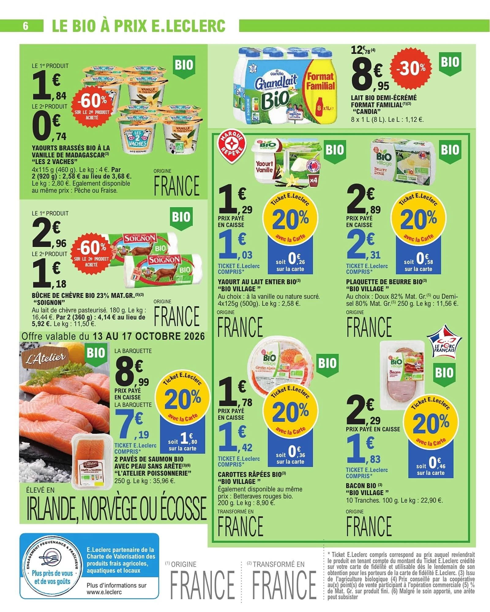 Catalogue E.Leclerc du 13 au 24 octobre 2026, page 6 sur 48