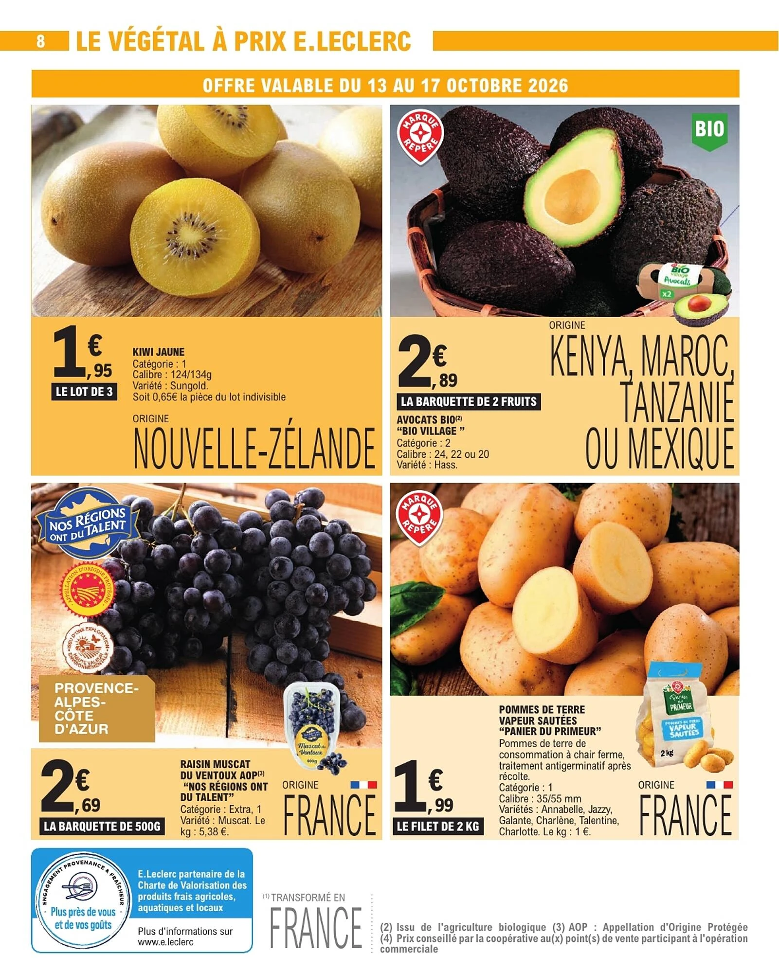 Catalogue E.Leclerc du 13 au 24 octobre 2026, page 8 sur 48