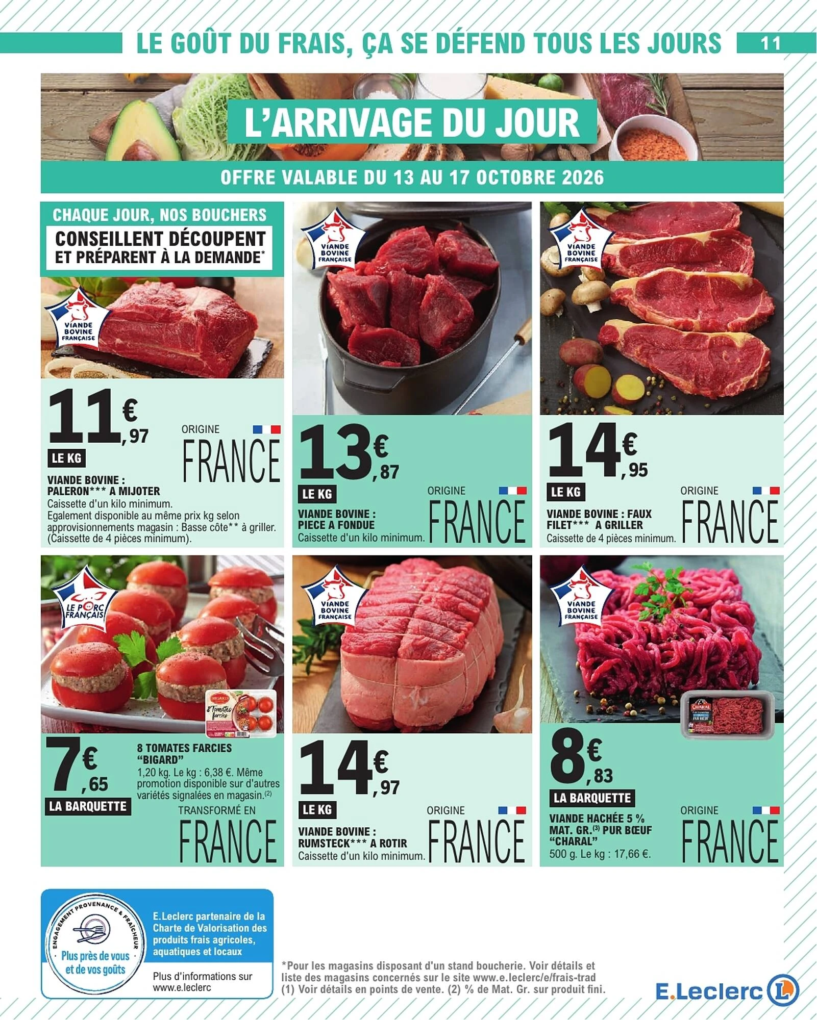 Catalogue E.Leclerc du 13 au 24 octobre 2026, page 11 sur 48