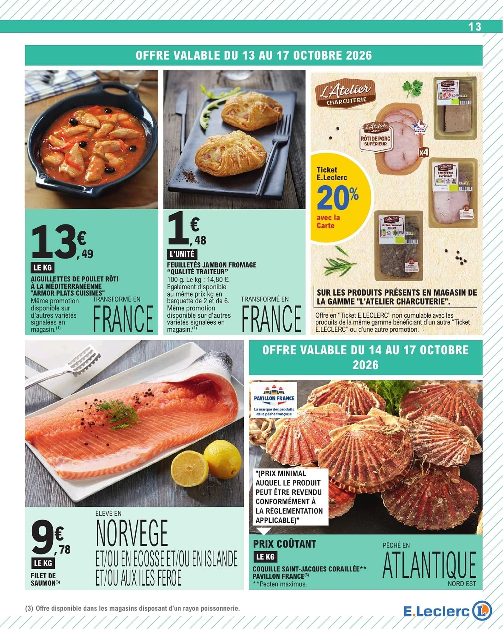 Catalogue E.Leclerc du 13 au 24 octobre 2026, page 13 sur 48