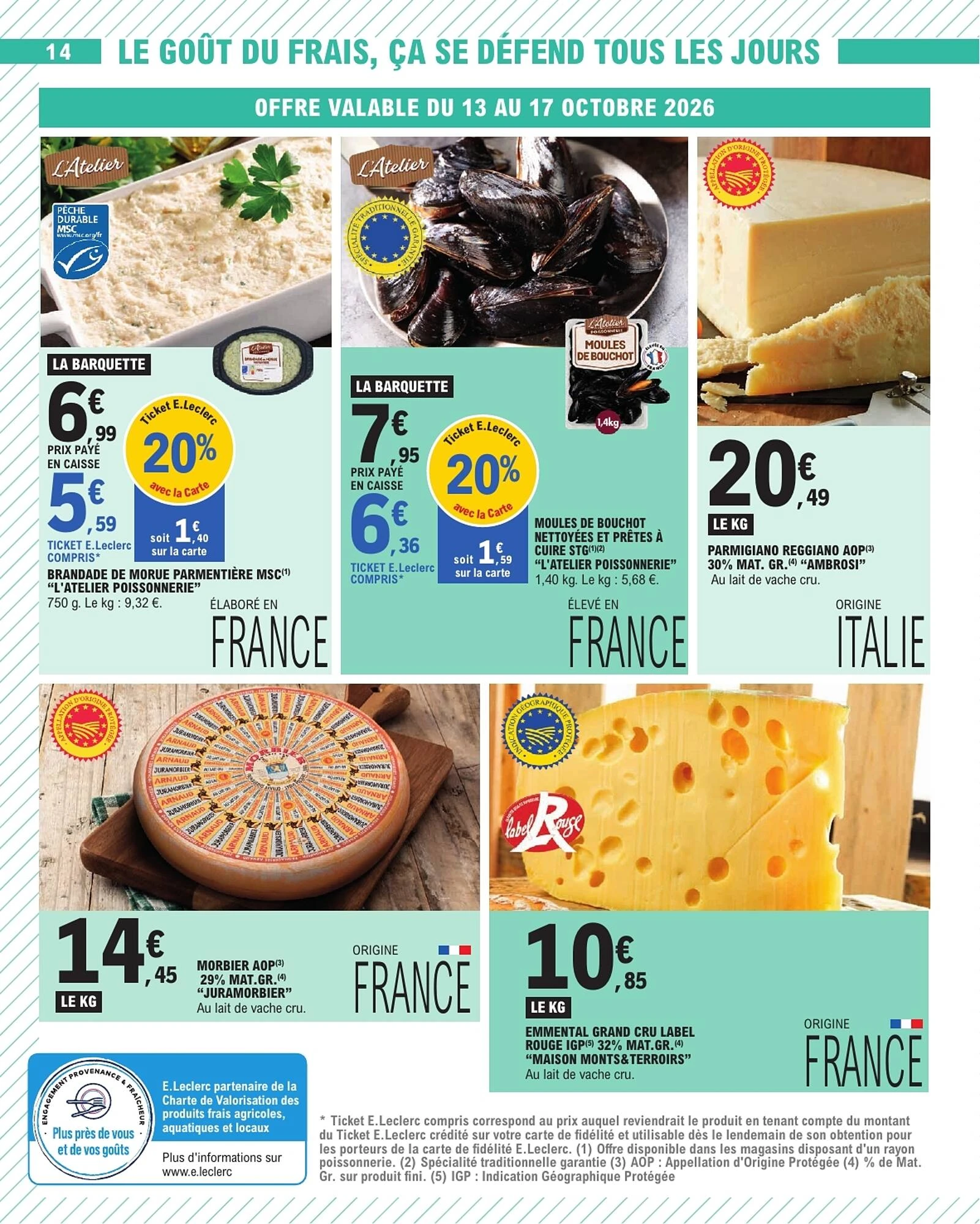 Catalogue E.Leclerc du 13 au 24 octobre 2026, page 14 sur 48