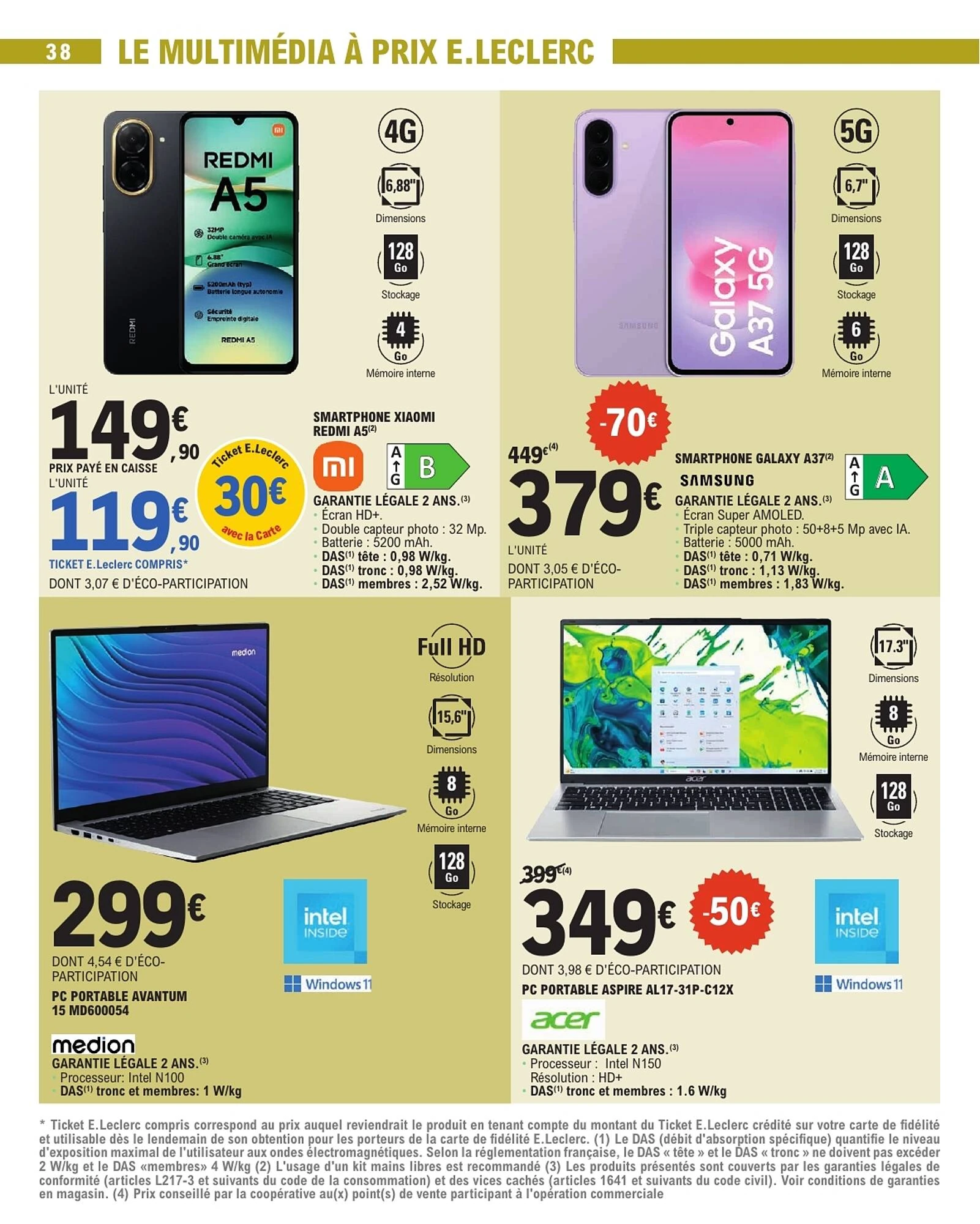 Catalogue E.Leclerc du 13 au 24 octobre 2026, page 38 sur 48