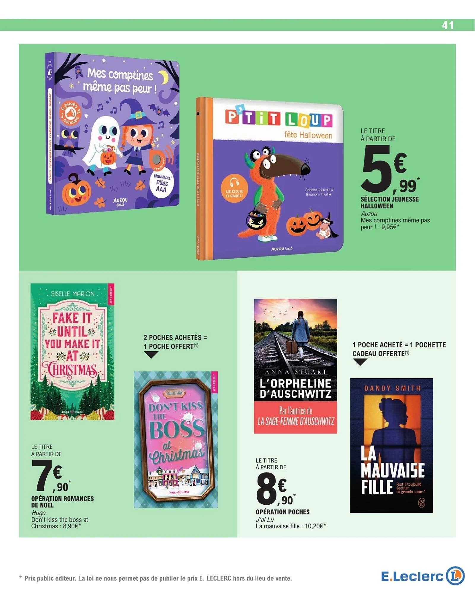Catalogue E.Leclerc du 13 au 24 octobre 2026, page 41 sur 48