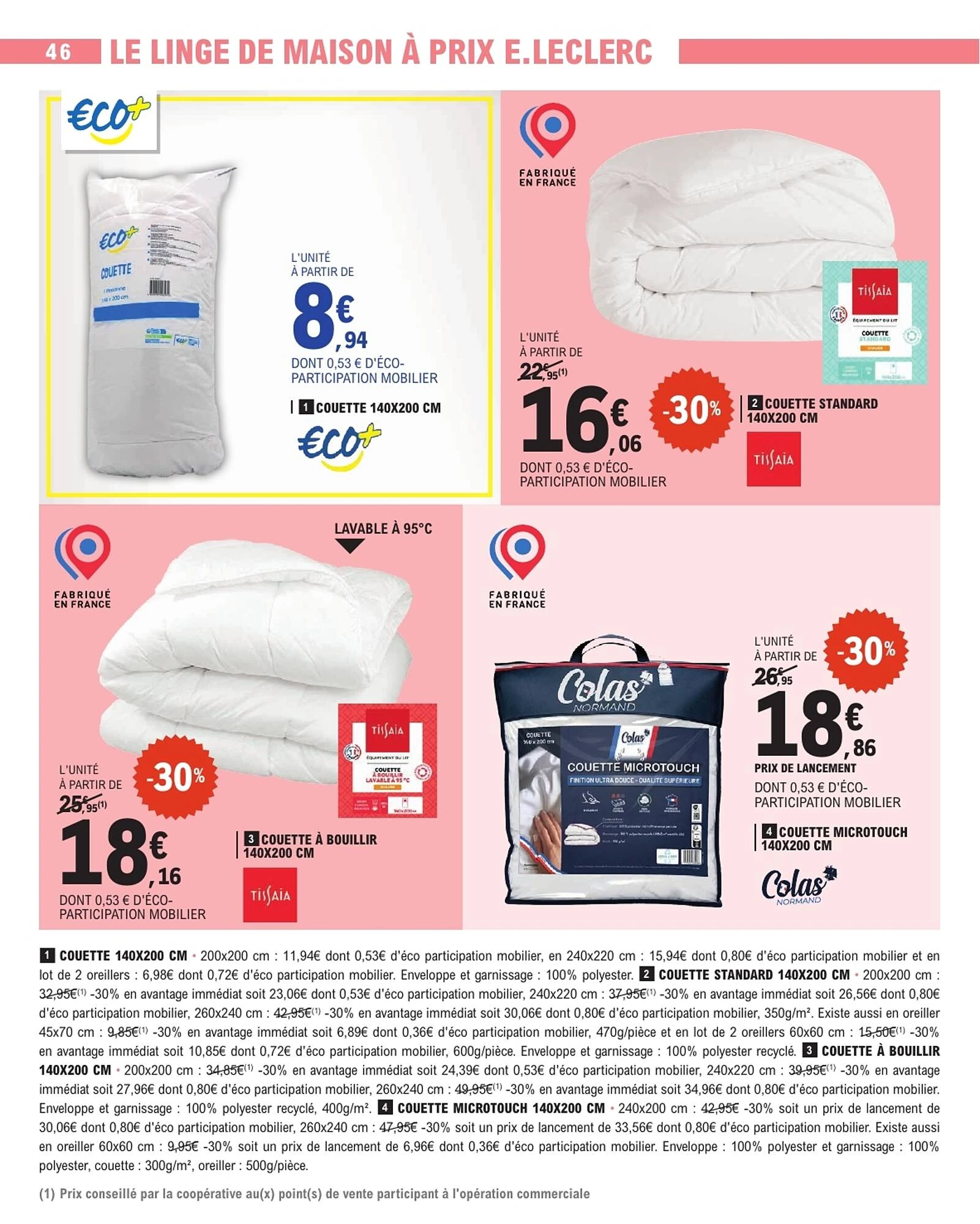 Catalogue E.Leclerc du 13 au 24 octobre 2026, page 46 sur 48