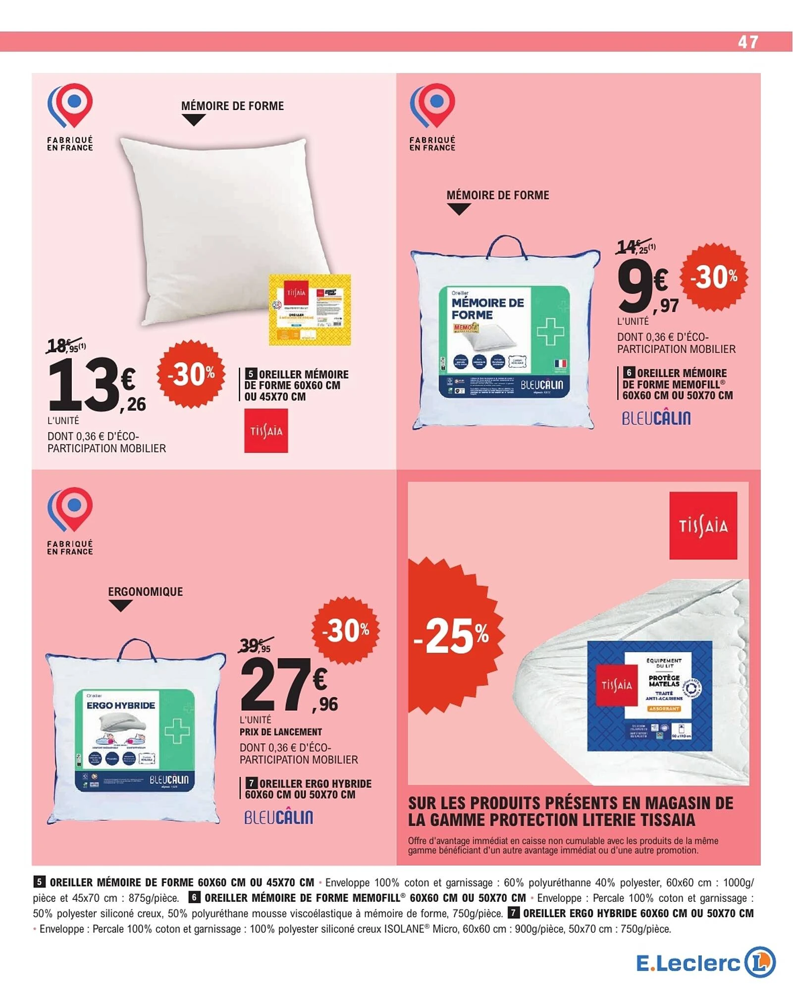 Catalogue E.Leclerc du 13 au 24 octobre 2026, page 47 sur 48