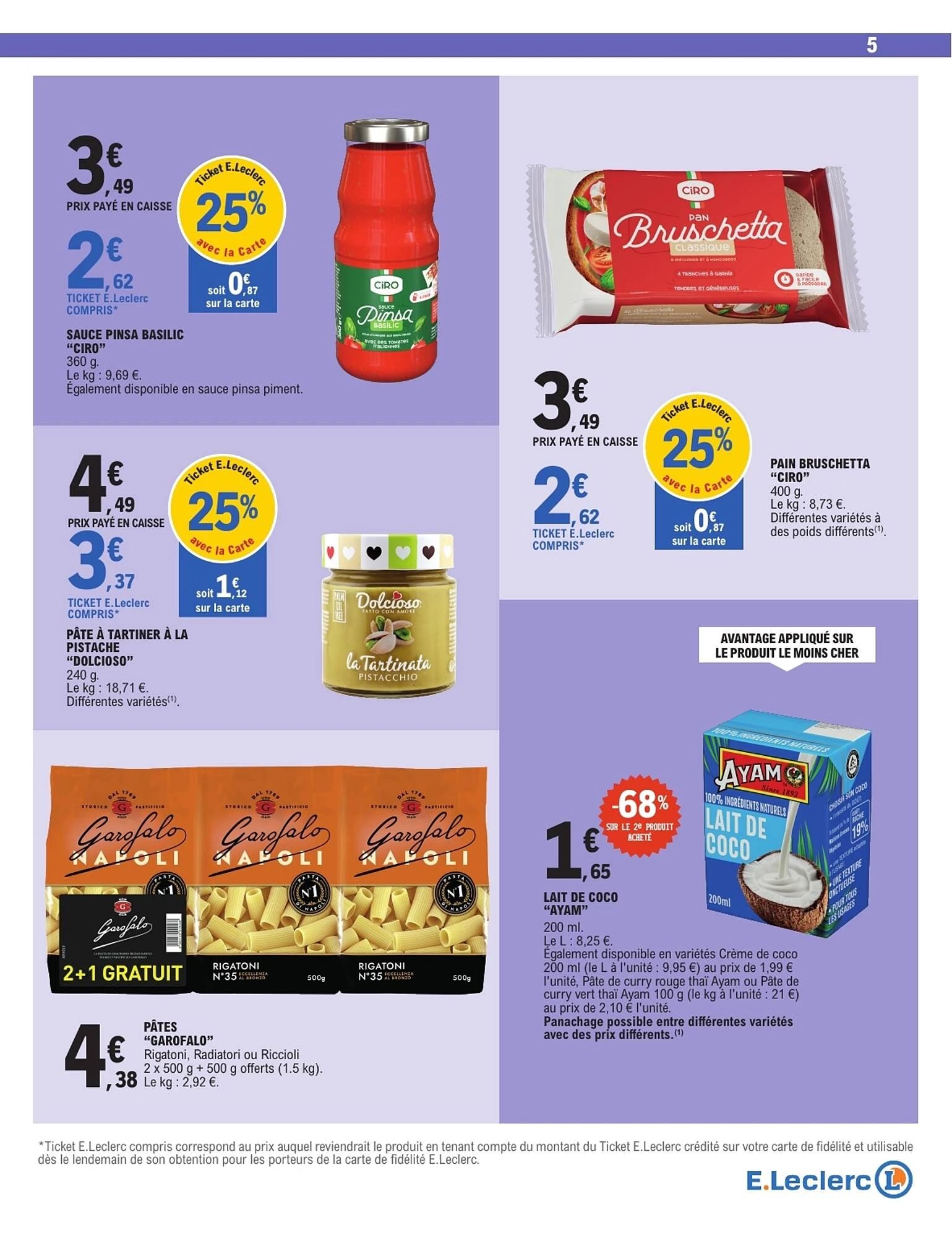 Catalogue E.Leclerc du 6 au 17 octobre 2026, page 5 sur 80