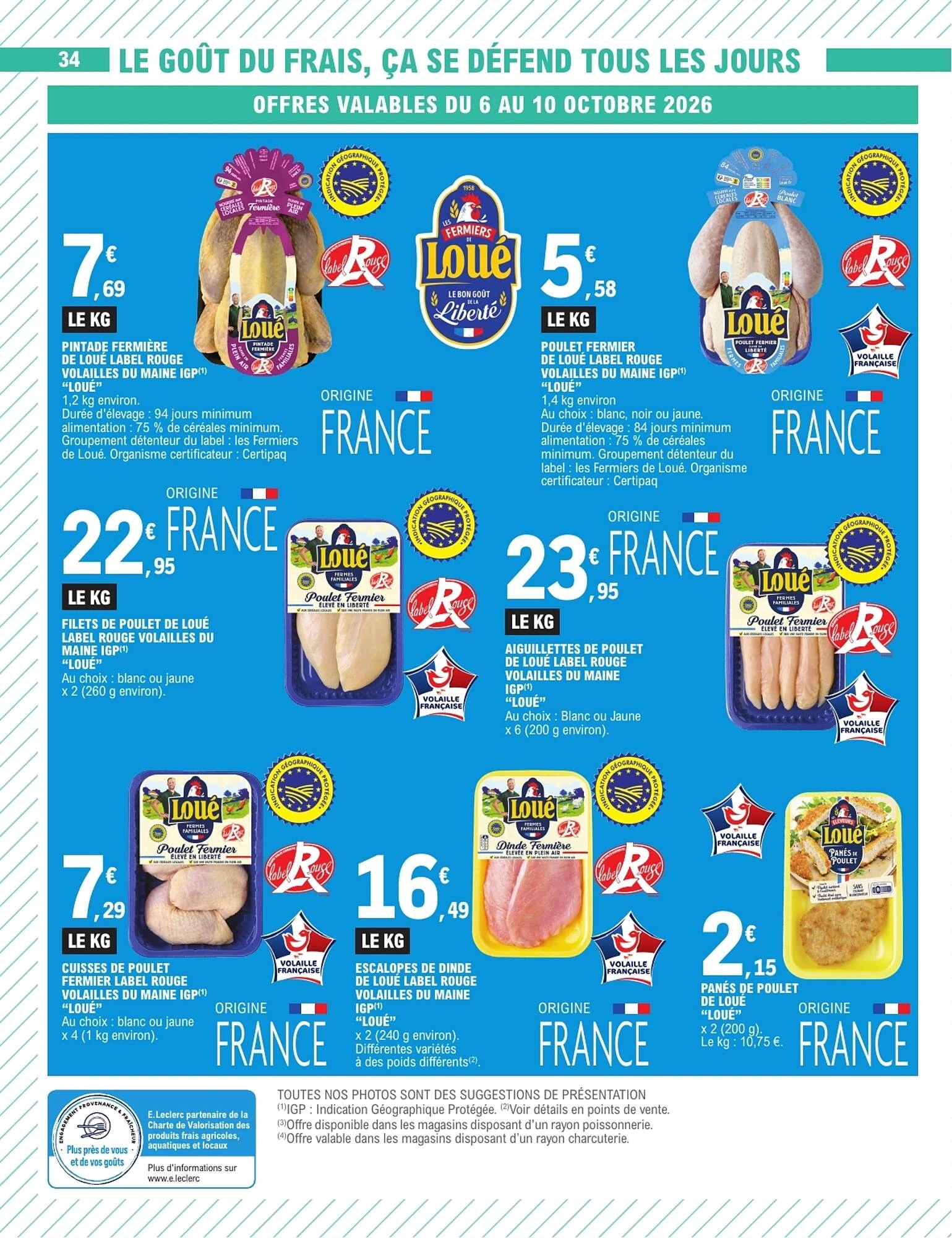 Catalogue E.Leclerc du 6 au 17 octobre 2026, page 34 sur 80