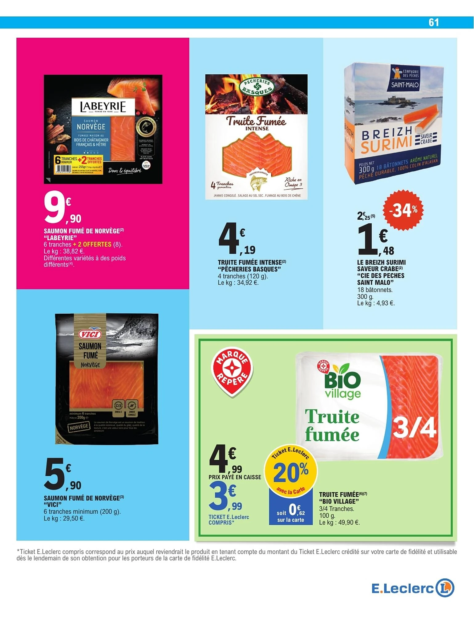 Catalogue E.Leclerc du 6 au 17 octobre 2026, page 61 sur 80