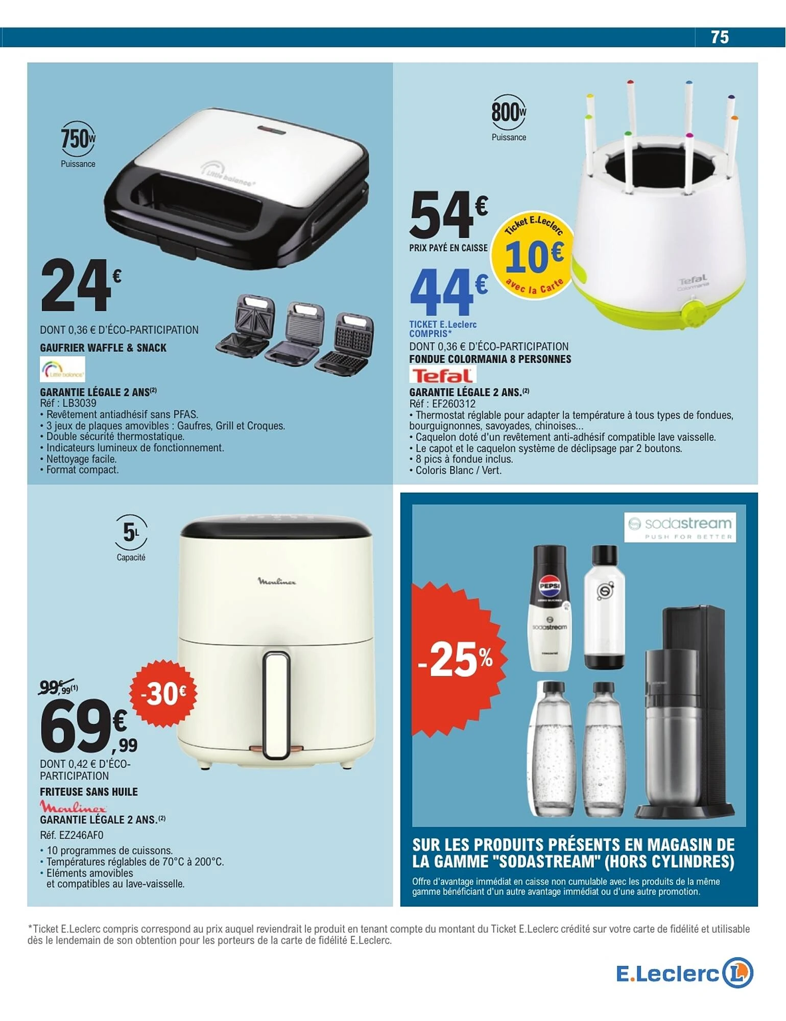 Catalogue E.Leclerc du 6 au 17 octobre 2026, page 75 sur 80