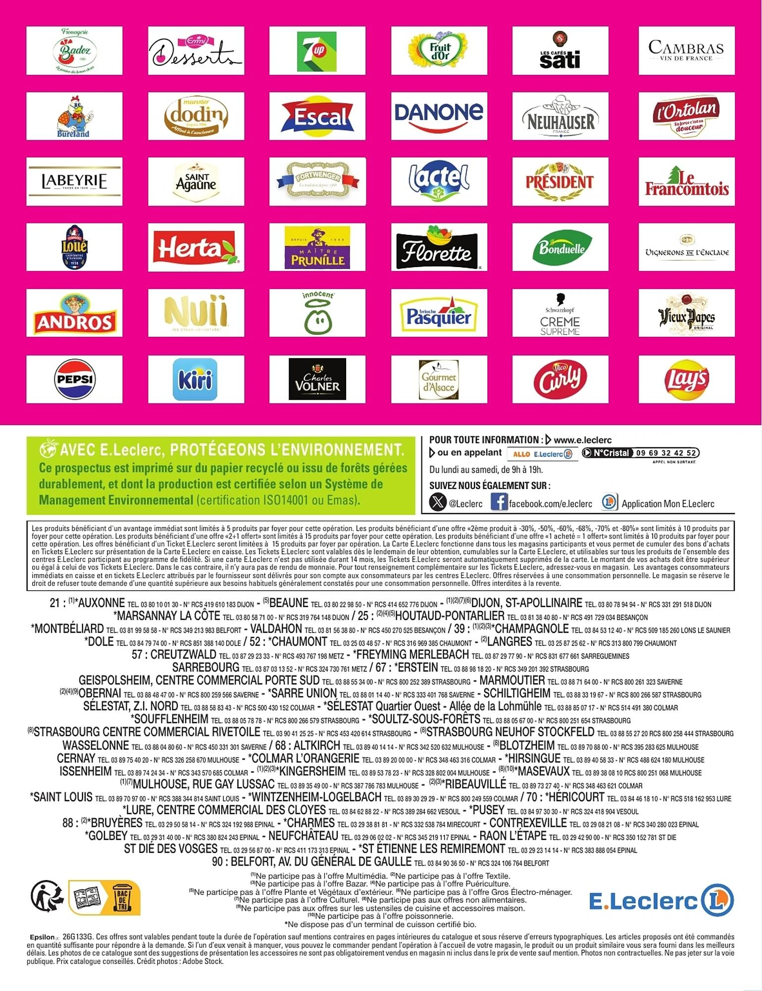 Catalogue E.Leclerc du 6 au 17 octobre 2026, page 80 sur 80
