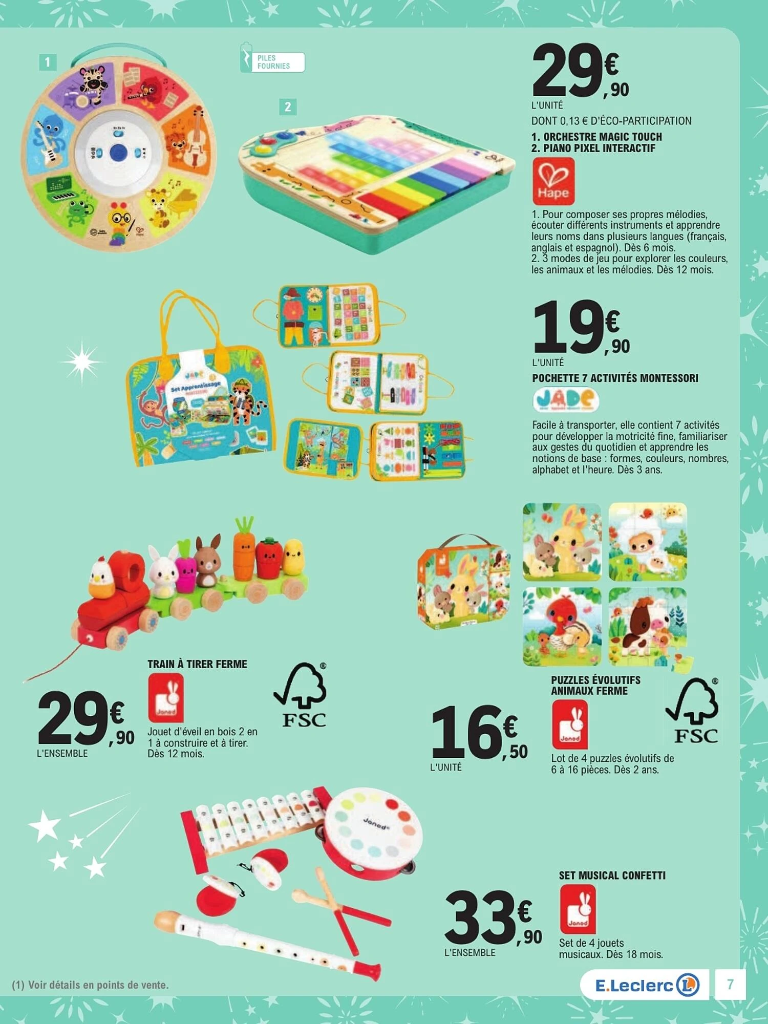 Catalogue E.Leclerc jouets de Noël du 13 octobre au 5 décembre 2026, page 7 sur 128
