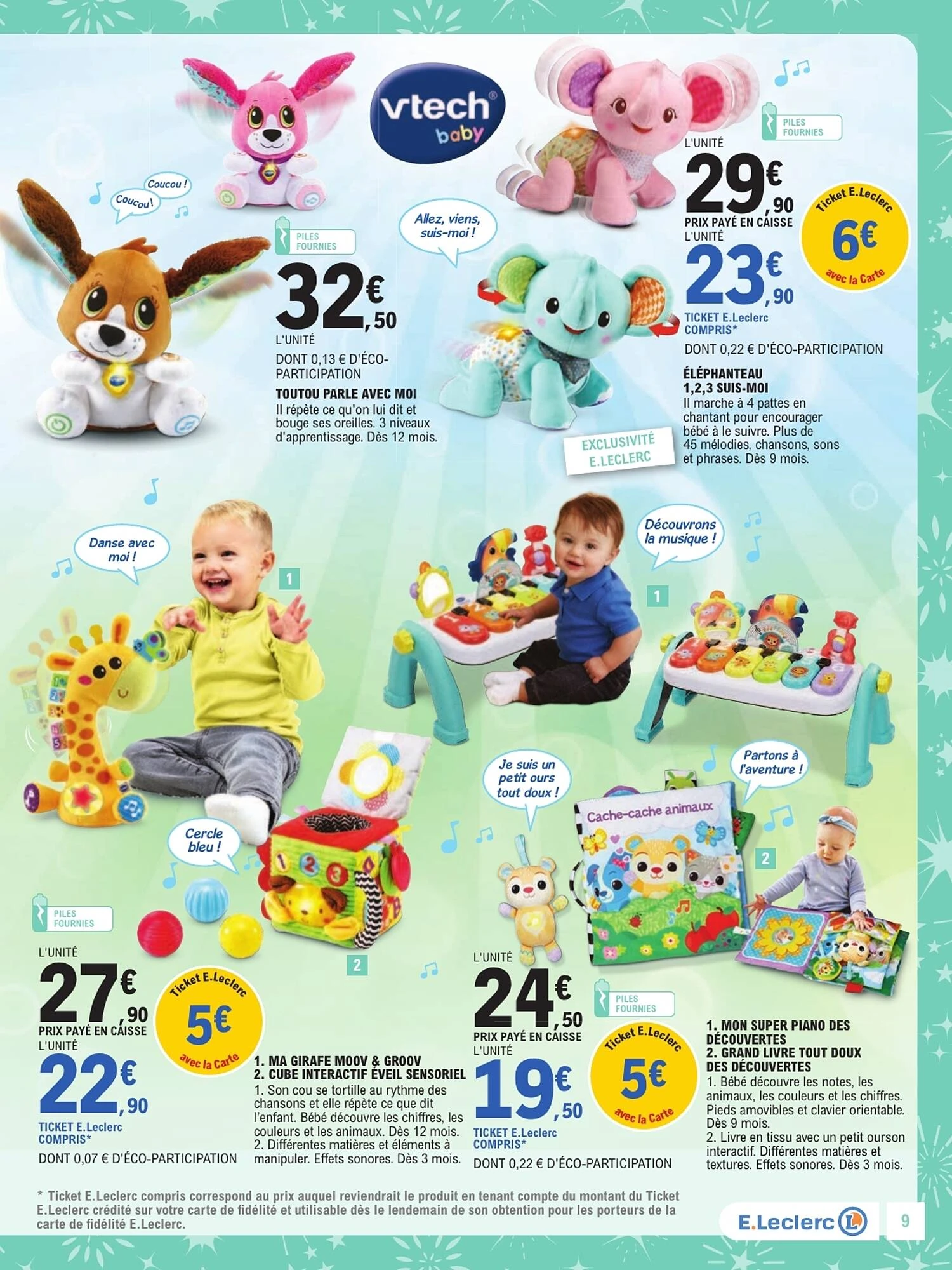 Catalogue E.Leclerc jouets de Noël du 13 octobre au 5 décembre 2026, page 9 sur 128