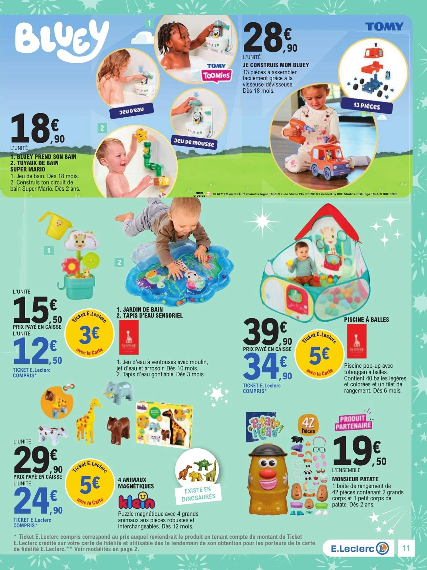 Catalogue E.Leclerc jouets de Noël du 13 octobre au 5 décembre 2026, page 11 sur 128