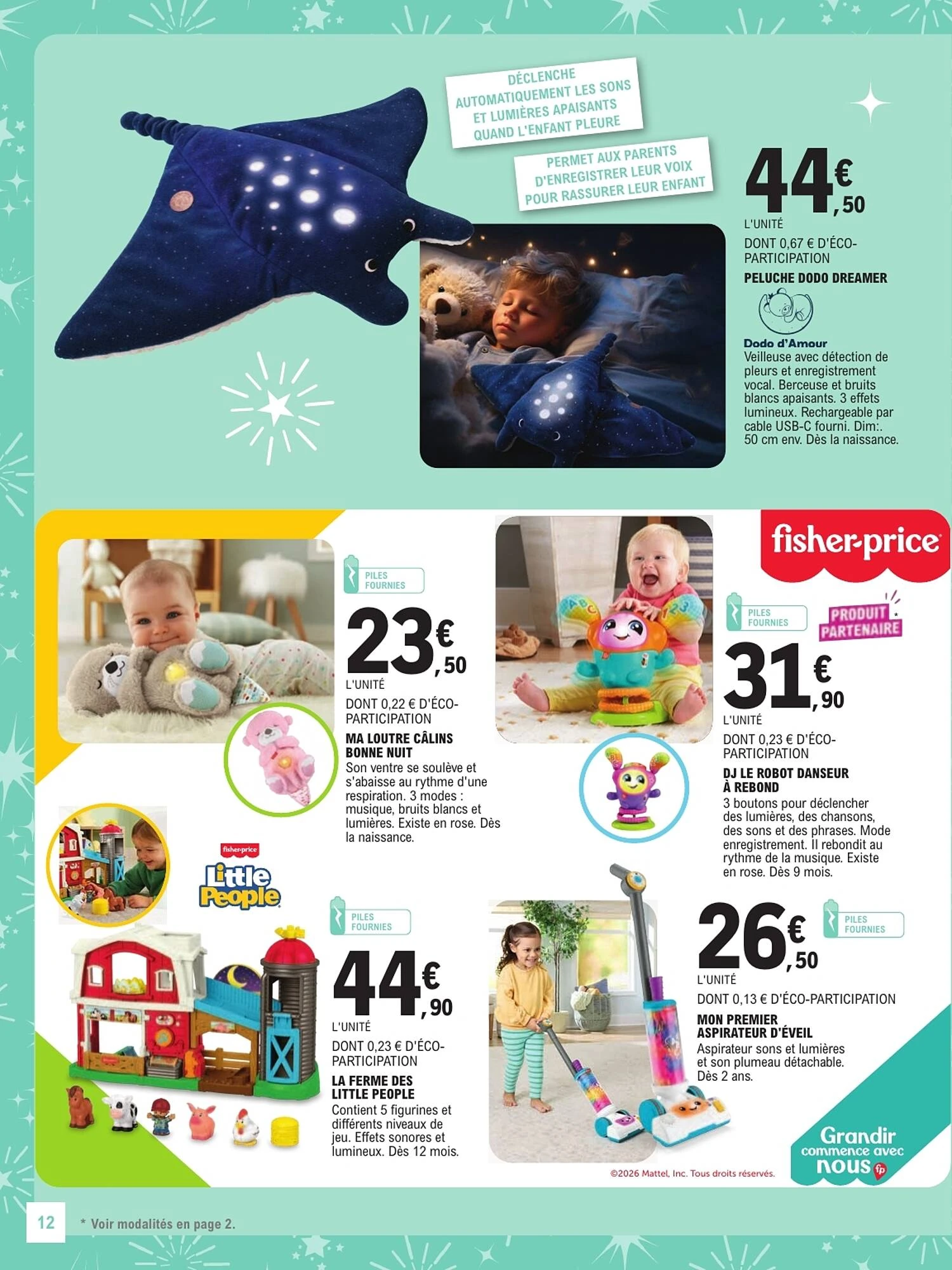 Catalogue E.Leclerc jouets de Noël du 13 octobre au 5 décembre 2026, page 12 sur 128